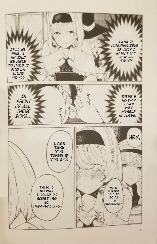 (Reitaisai 15) [Tukimi Atelier (KURUTSUKI)]Toilet ni Ikitai! Alice desu ga | I want to go to the bathroom! Alice version (Touhou Project) [English] Re-edited Page 7