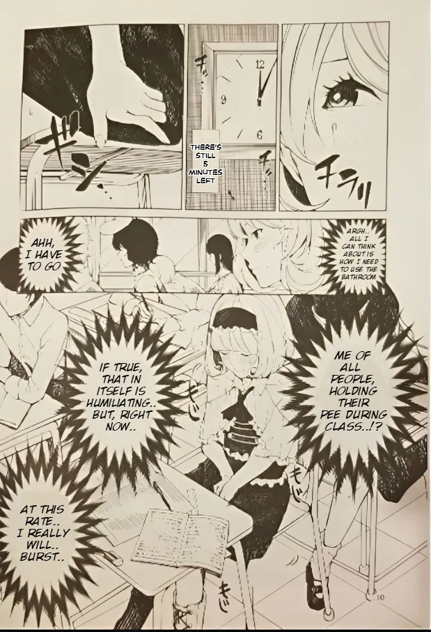 (Reitaisai 15) [Tukimi Atelier (KURUTSUKI)]Toilet ni Ikitai! Alice desu ga | I want to go to the bathroom! Alice version (Touhou Project) [English] Re-edited Page 9