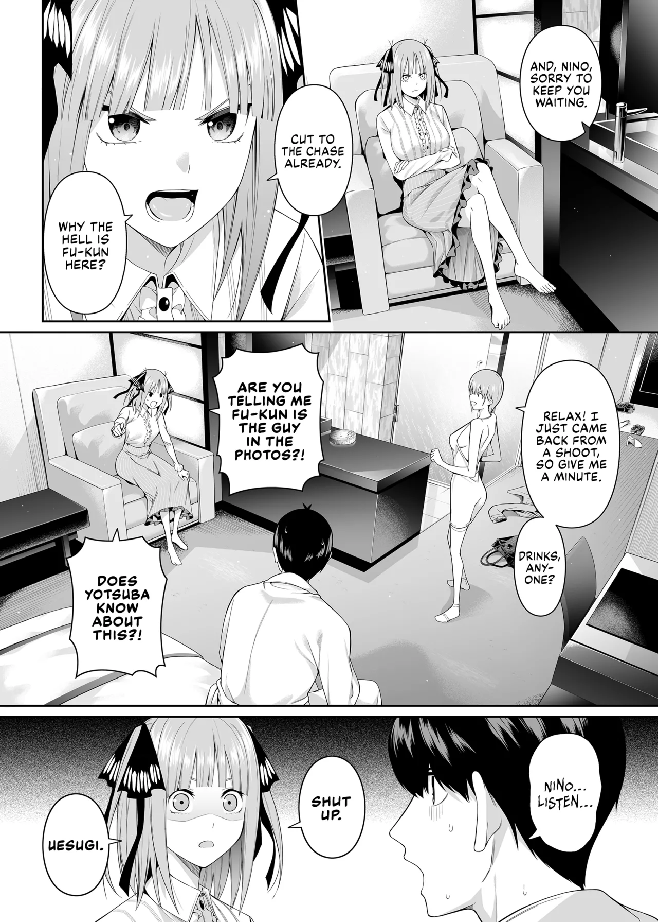 [Bad Mushrooms (Chicke III, 4why)]1/5 no Renai Kanjou | A Fifth of Romance(Gotoubun no Hanayome) [English] [Fap It Scans] [Decensored] [Digital] Page 14