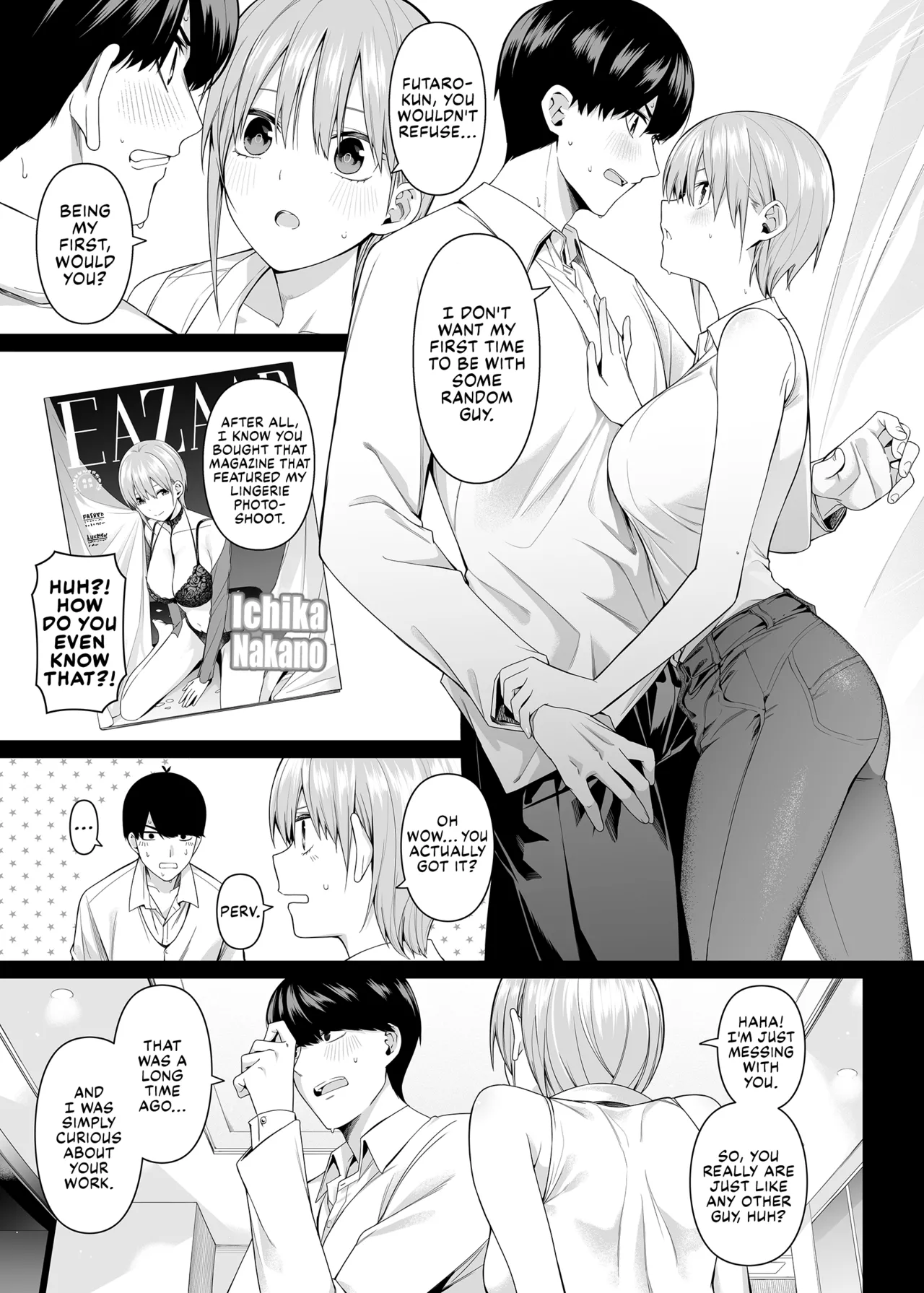 [Bad Mushrooms (Chicke III, 4why)]1/5 no Renai Kanjou | A Fifth of Romance(Gotoubun no Hanayome) [English] [Fap It Scans] [Decensored] [Digital] Page 19