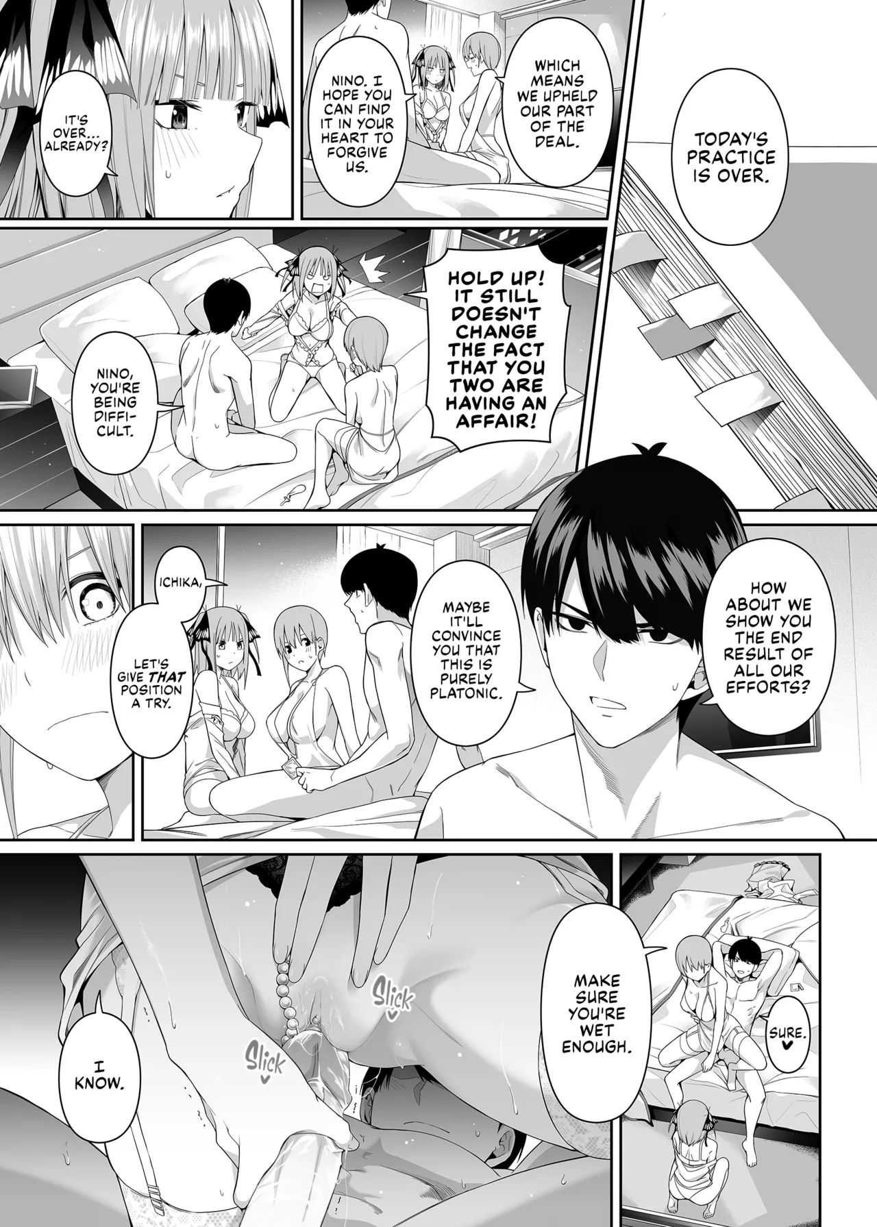 [Bad Mushrooms (Chicke III, 4why)]1/5 no Renai Kanjou | A Fifth of Romance(Gotoubun no Hanayome) [English] [Fap It Scans] [Decensored] [Digital] Page 36