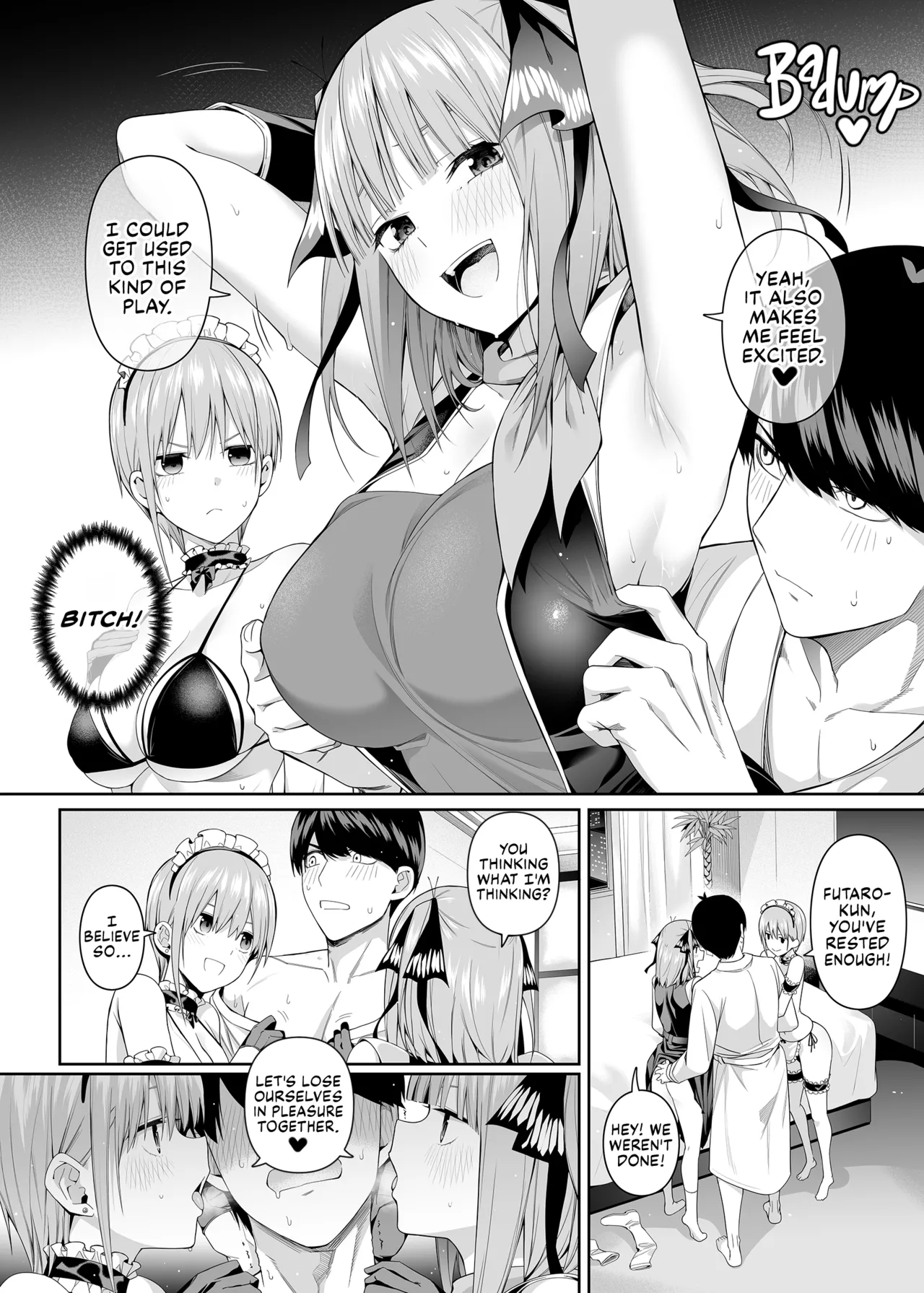 [Bad Mushrooms (Chicke III, 4why)]1/5 no Renai Kanjou | A Fifth of Romance(Gotoubun no Hanayome) [English] [Fap It Scans] [Decensored] [Digital] Page 62