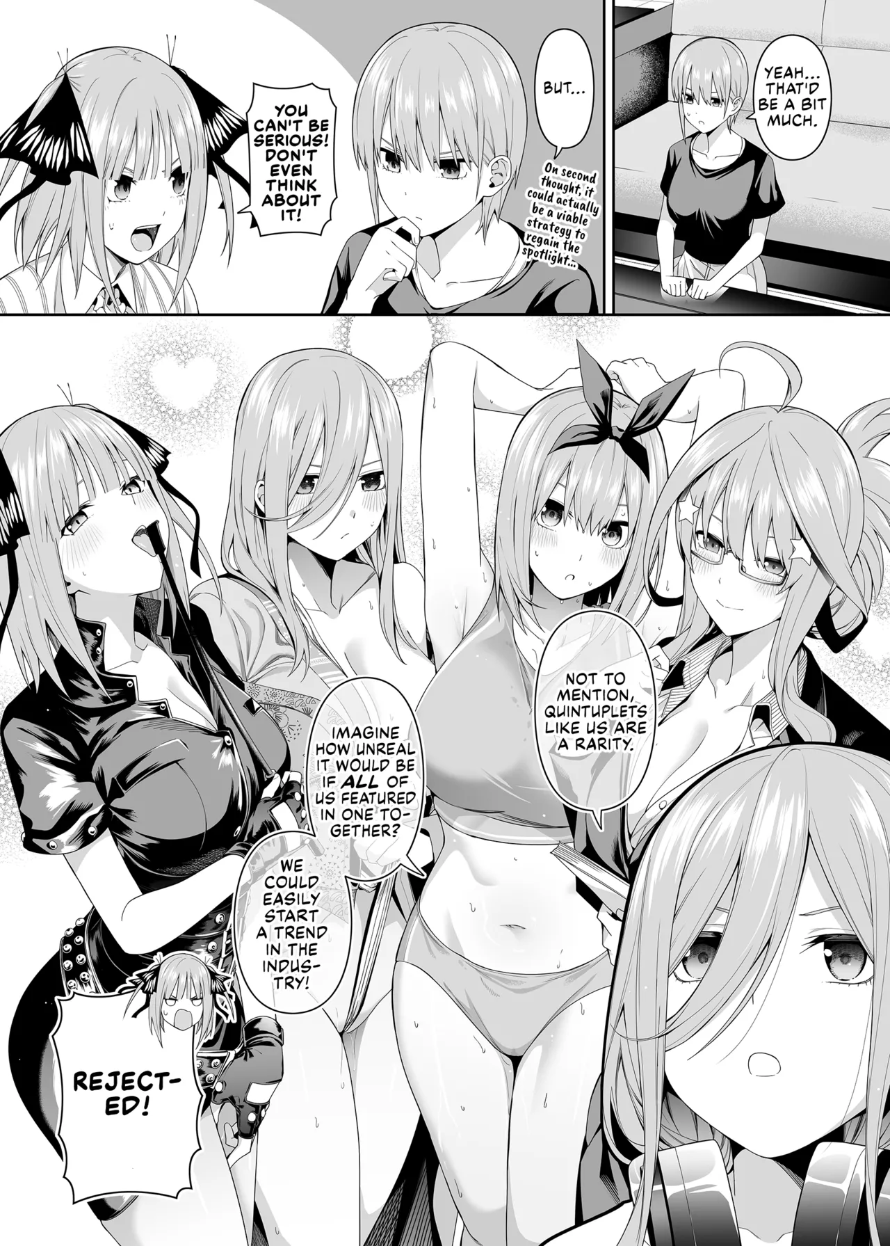 [Bad Mushrooms (Chicke III, 4why)]1/5 no Renai Kanjou | A Fifth of Romance(Gotoubun no Hanayome) [English] [Fap It Scans] [Decensored] [Digital] Page 7