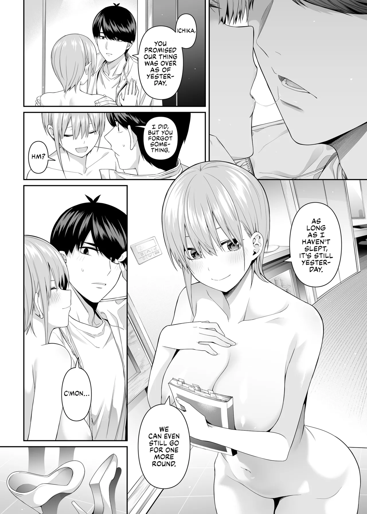 [Bad Mushrooms (Chicke III, 4why)]1/5 no Renai Kanjou | A Fifth of Romance(Gotoubun no Hanayome) [English] [Fap It Scans] [Decensored] [Digital] Page 83