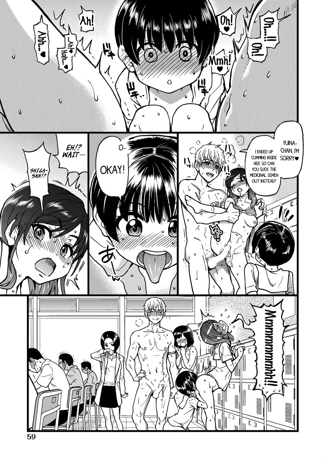 Koko Kara Saki wa Sex Desu!! (Boku no Seieki de Honpuku Kaiyu!!) Ch. 1-10[English] Page 113