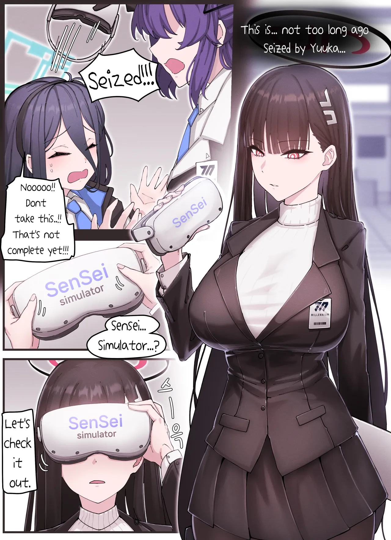 [Horori]Kivotos Gravure #03: Sensei Simulator(Blue Archive) [English] [Uncensored] Page 2