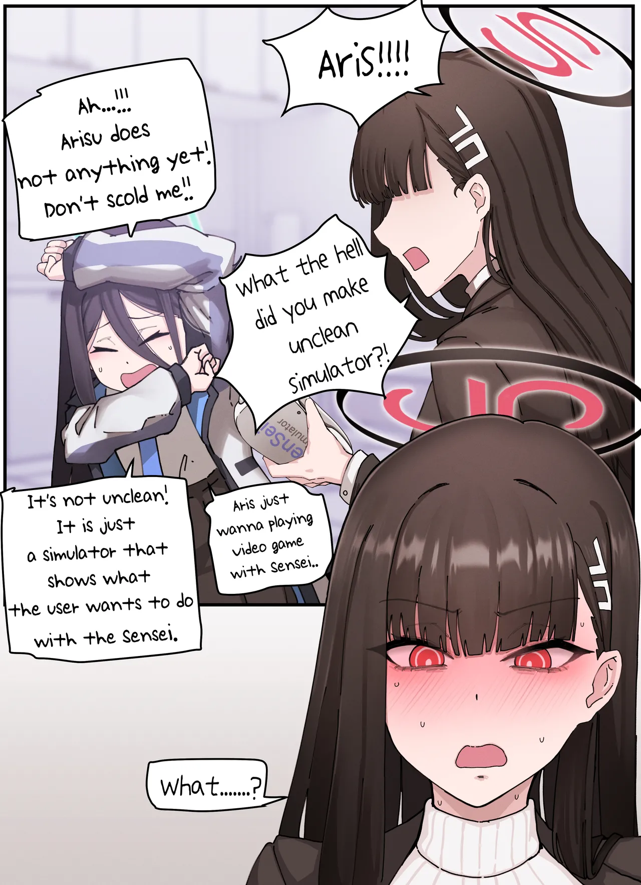 [Horori]Kivotos Gravure #03: Sensei Simulator(Blue Archive) [English] [Uncensored] Page 9