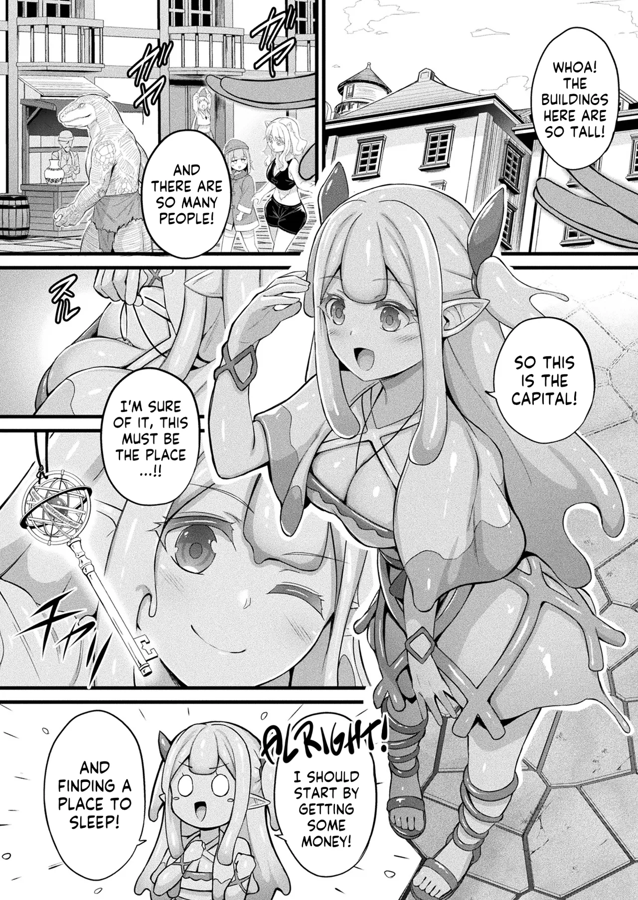 [Naitou Kirara]Slime Ko Meruru no Ecchi na Oshigoto Chapter 1(COMIC Unreal 2025-04 Vol. 114) [English] [Kappasa] [Digital] Page 2