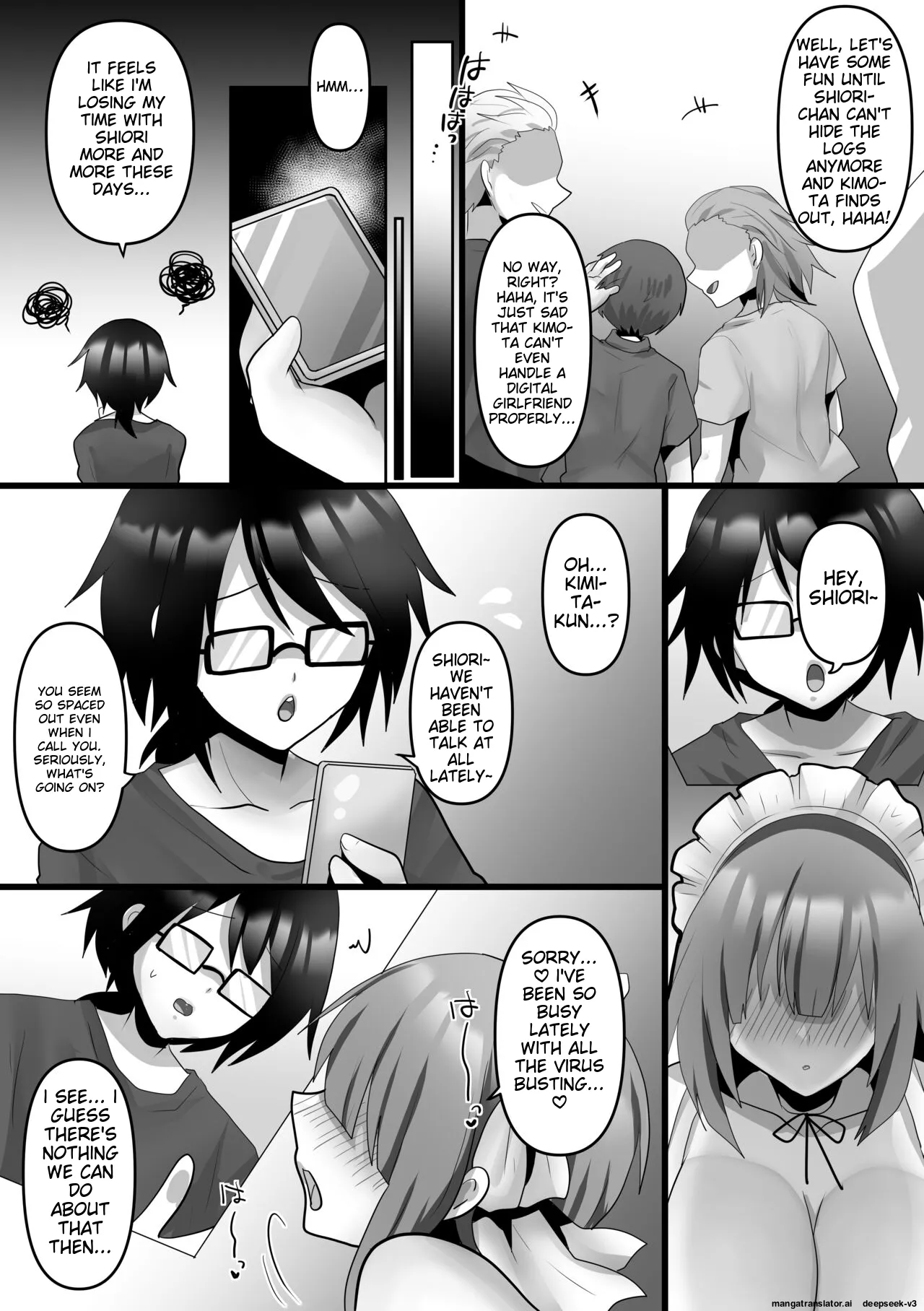[Mofuya (Ashitaba Mofu)]Ore dake no AI Kanojo ga NTRreru[English] [MTL] Page 56