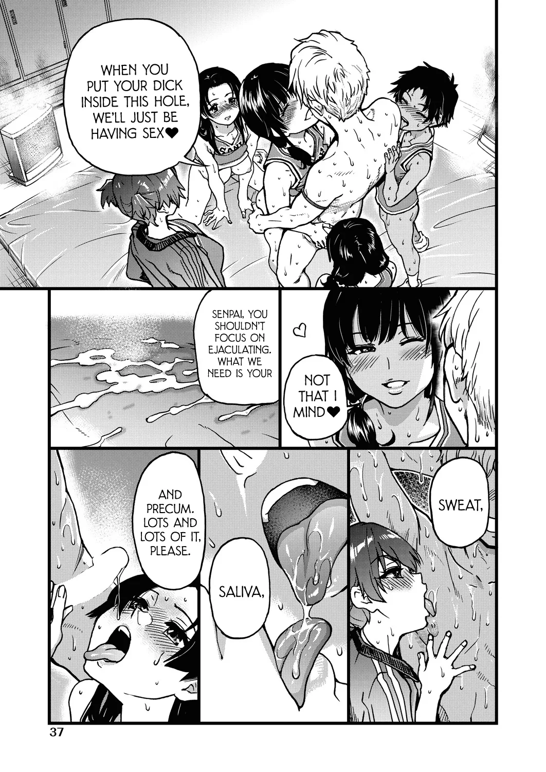 [Shiwasu no Okina]Koko Kara Saki wa Sex Desu!! (Boku no Seieki de Honpuku Kaiyu!!) Ch. 1-10[English] Page 155