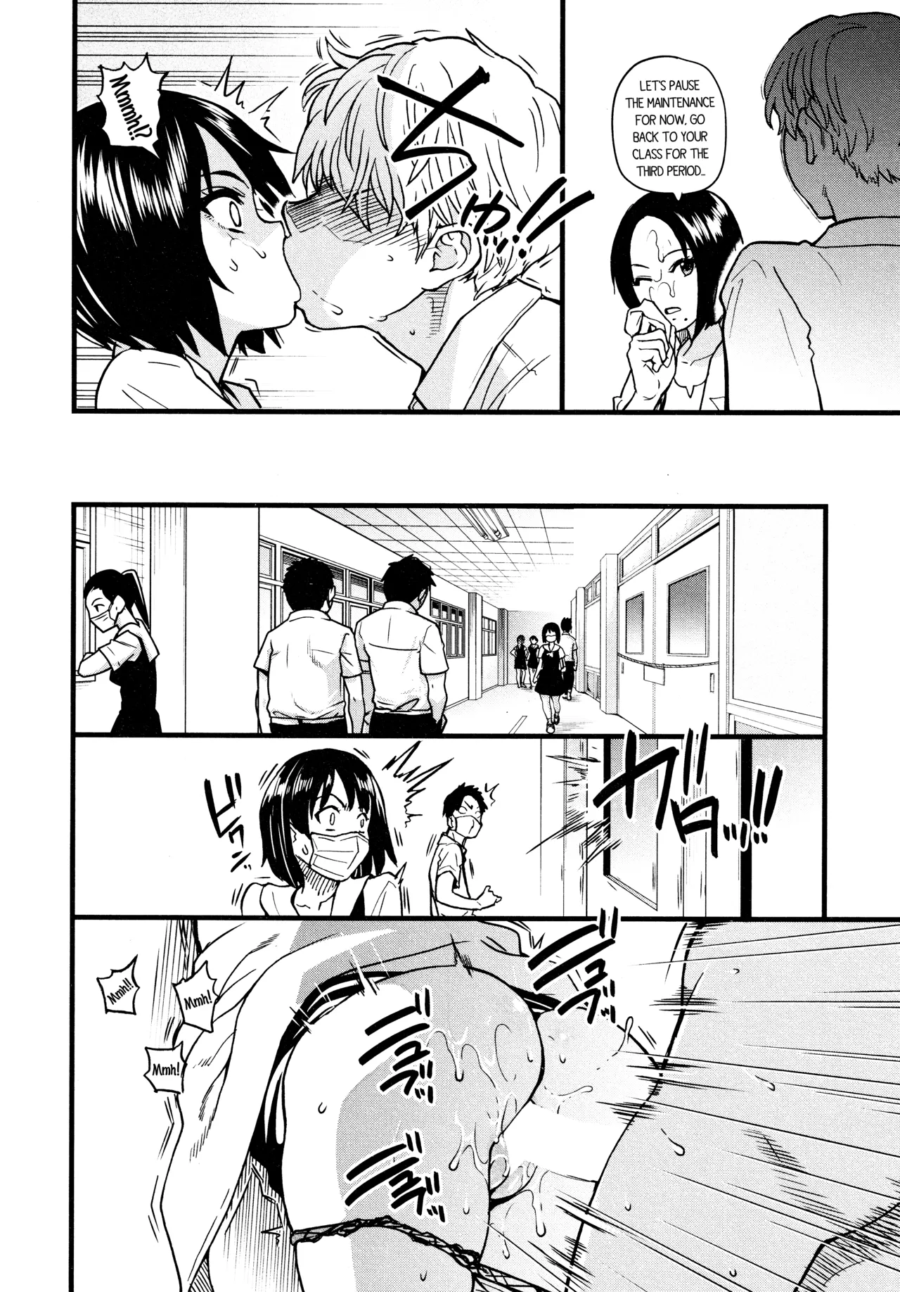 [Shiwasu no Okina]Koko Kara Saki wa Sex Desu!! (Boku no Seieki de Honpuku Kaiyu!!) Ch. 1-10[English] Page 70