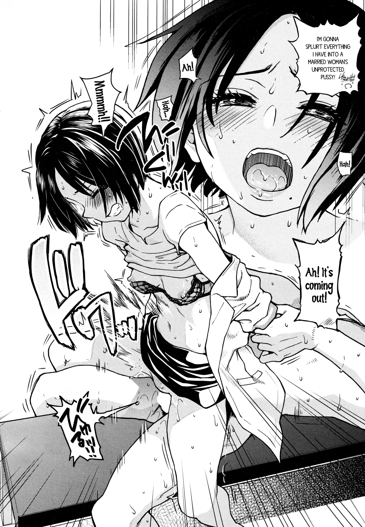 [Shiwasu no Okina]Koko Kara Saki wa Sex Desu!! (Boku no Seieki de Honpuku Kaiyu!!) Ch. 1-10[English] Page 76