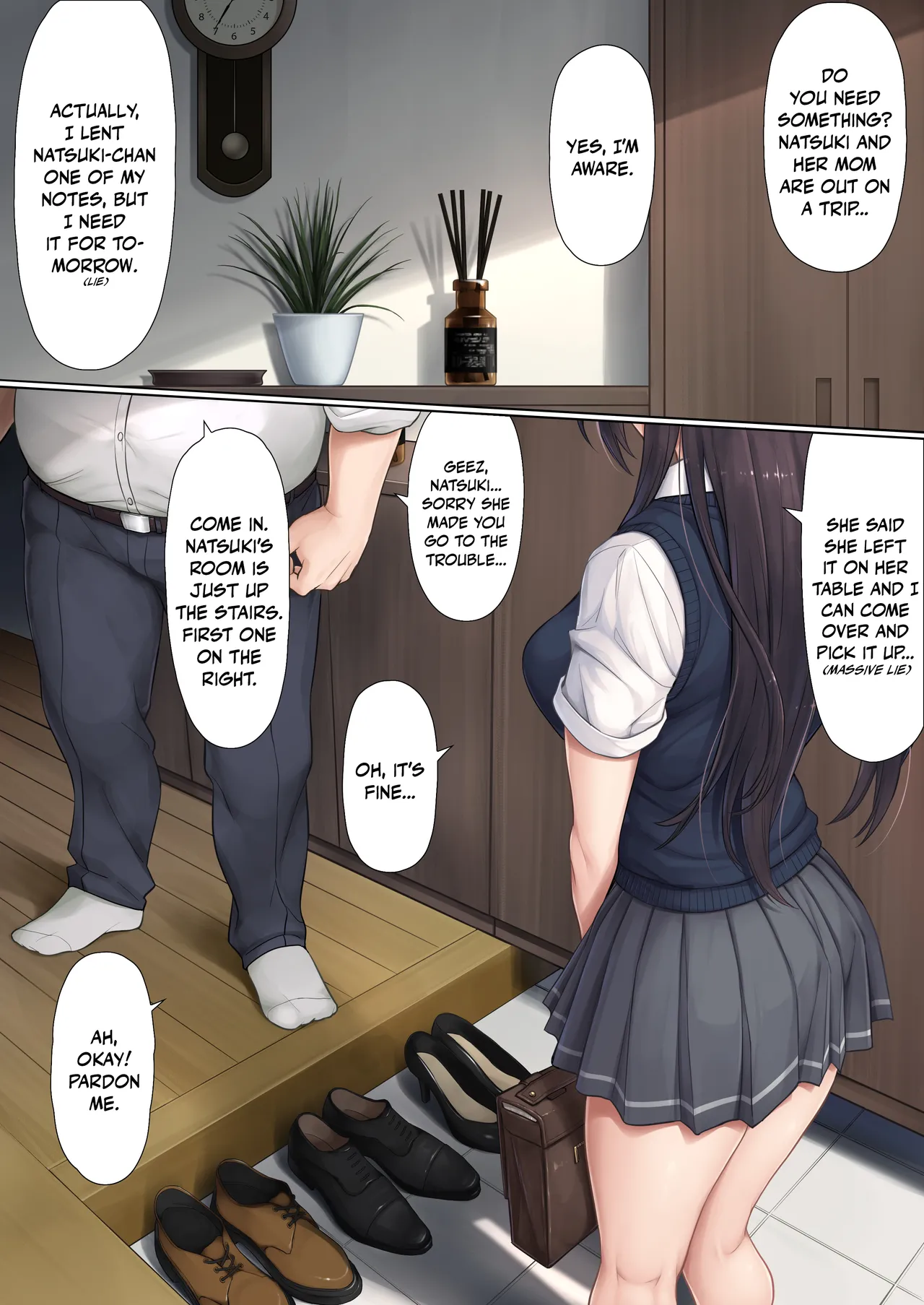 [Airy Socks (Mafuyu HEMP)]Musume no Class no Iinchou wa Papa ga Hoshii Rashii｜The Class President of My Daughter's Class Wants a Dad[English] [Nishimaru] [Decensored] Page 10