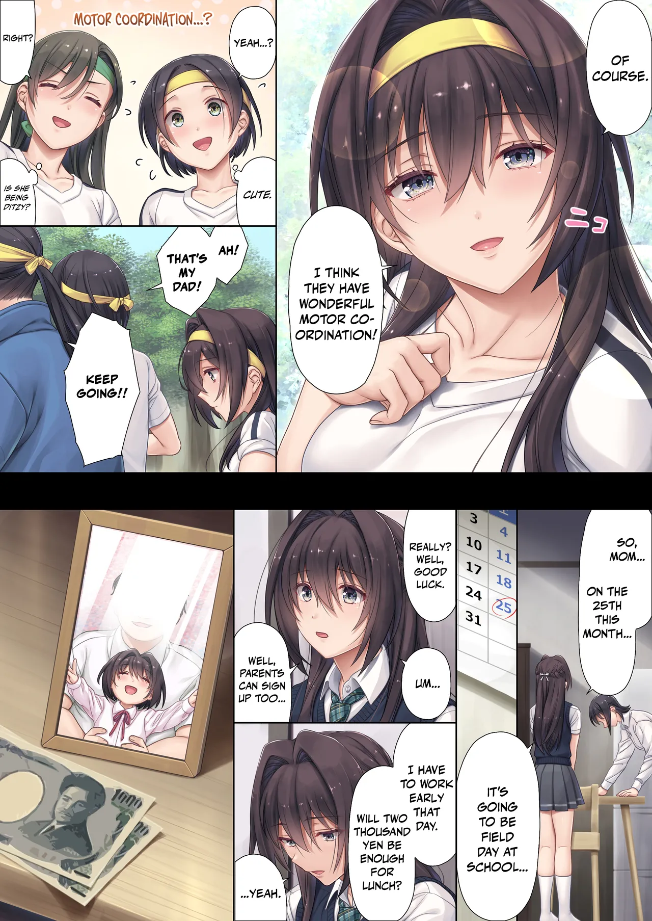 [Airy Socks (Mafuyu HEMP)]Musume no Class no Iinchou wa Papa ga Hoshii Rashii｜The Class President of My Daughter's Class Wants a Dad[English] [Nishimaru] [Decensored] Page 4