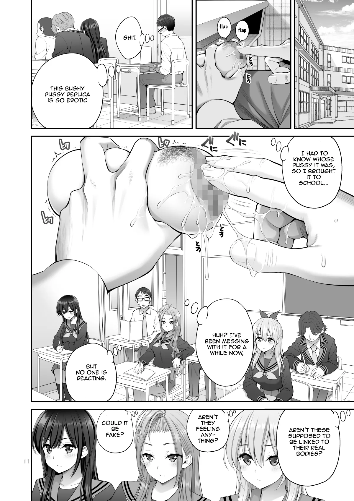 [Popochichi (Yahiro Pochi)]Fukusei Manko 2~ Majime na Manko Hen~ | Replica Pussy 2 ~The Straight-Laced Pussy Edition~[English] [Aishi21] [Digital] Page 11
