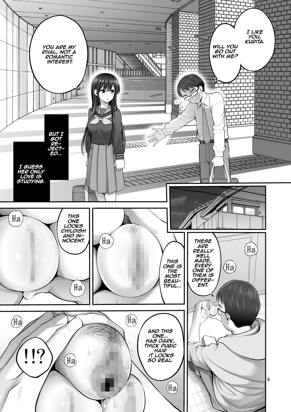 [Popochichi (Yahiro Pochi)]Fukusei Manko 2~ Majime na Manko Hen~ | Replica Pussy 2 ~The Straight-Laced Pussy Edition~[English] [Aishi21] [Digital] Page 8