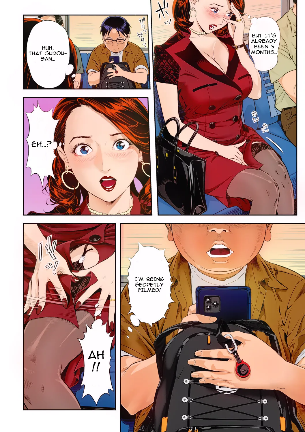 [Hara Shigeyuki]Moteki na Oku-sama(Web Comic Toutetsu Vol. 94)  [English] [Colorized] Page 4
