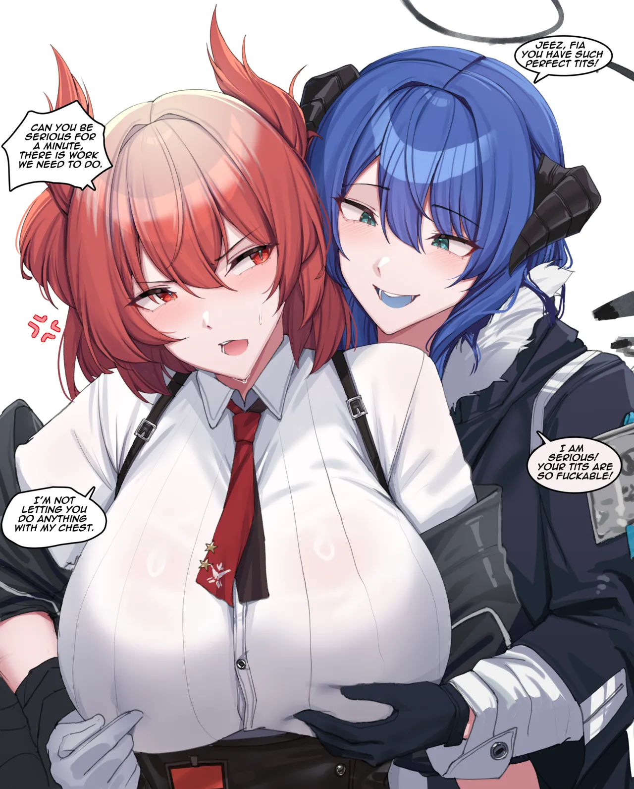 [kanta]Fiammetta vs Mostima(Arknights) Page 1