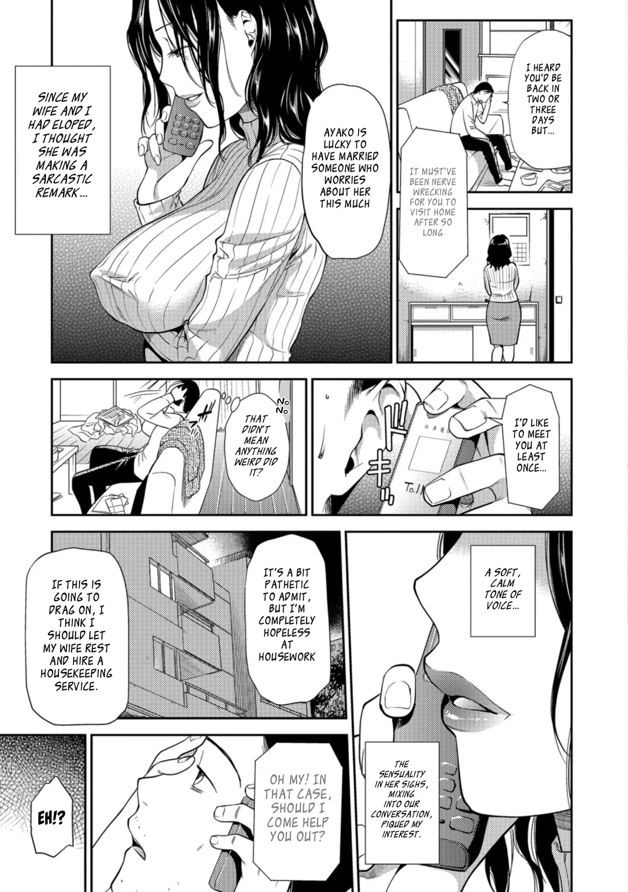 [Ohsaka Minami]Kogare Tsuma, Haha Ijiri[English] [gotbored] [Digital] Page 37