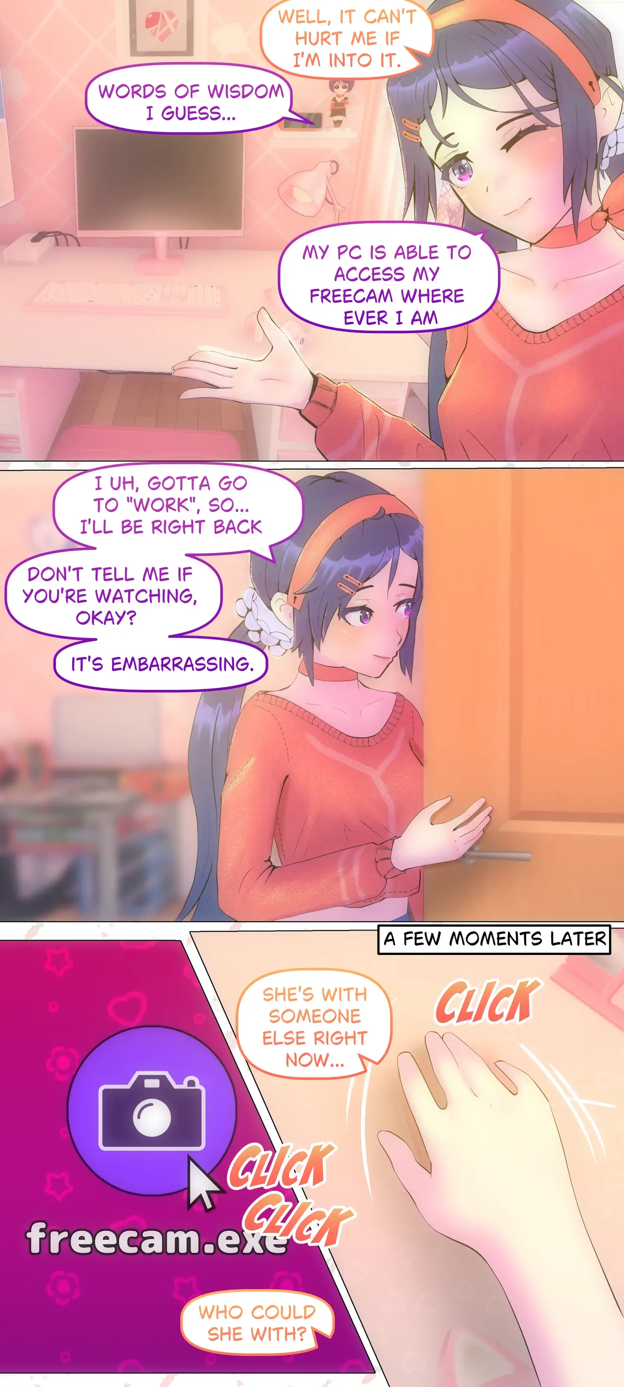 Cum To Miside: NTR By Futa[Black&White] Page 5