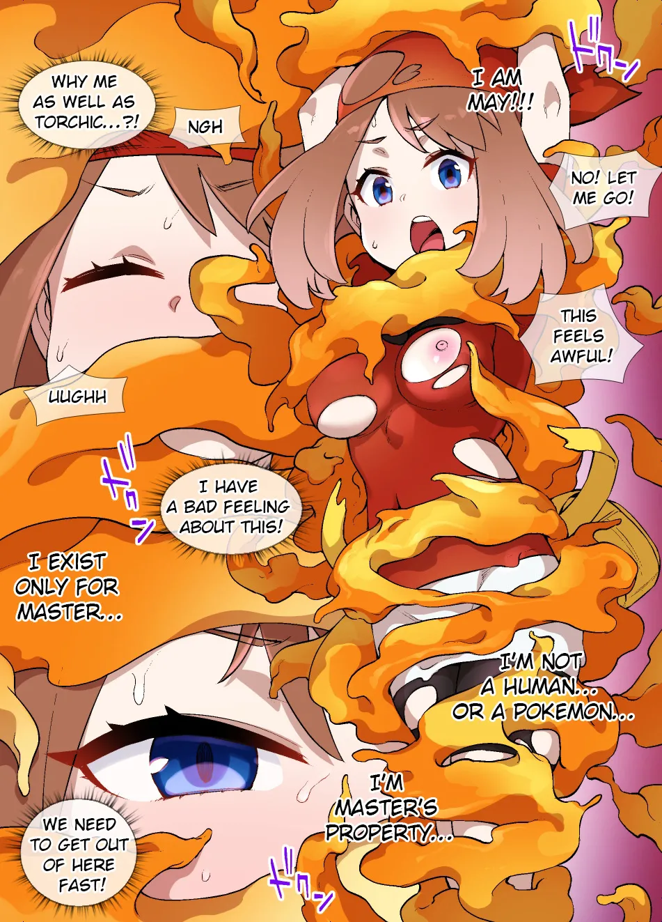 [Kusayarou]Slave Ball Mind Control: May and Torchic | Slave Ball MC Haruka & Achamo(Pokémon) [English] Page 5