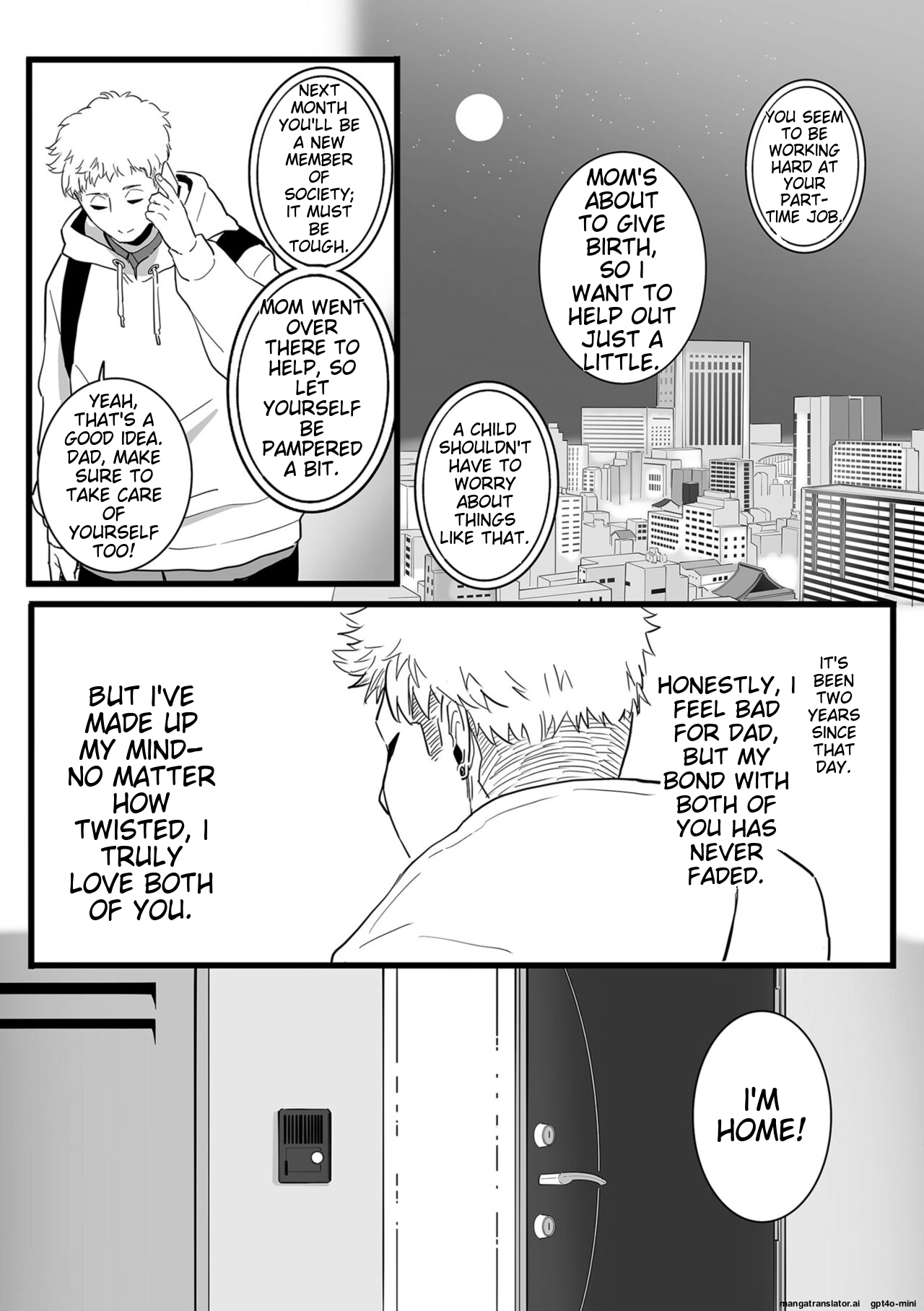 [CHOMA]Mama Haha Tsukushi Zenpen ~ Kouhen - 2 and 3[ENGLISH][AI-TRANSLATED] Page 47