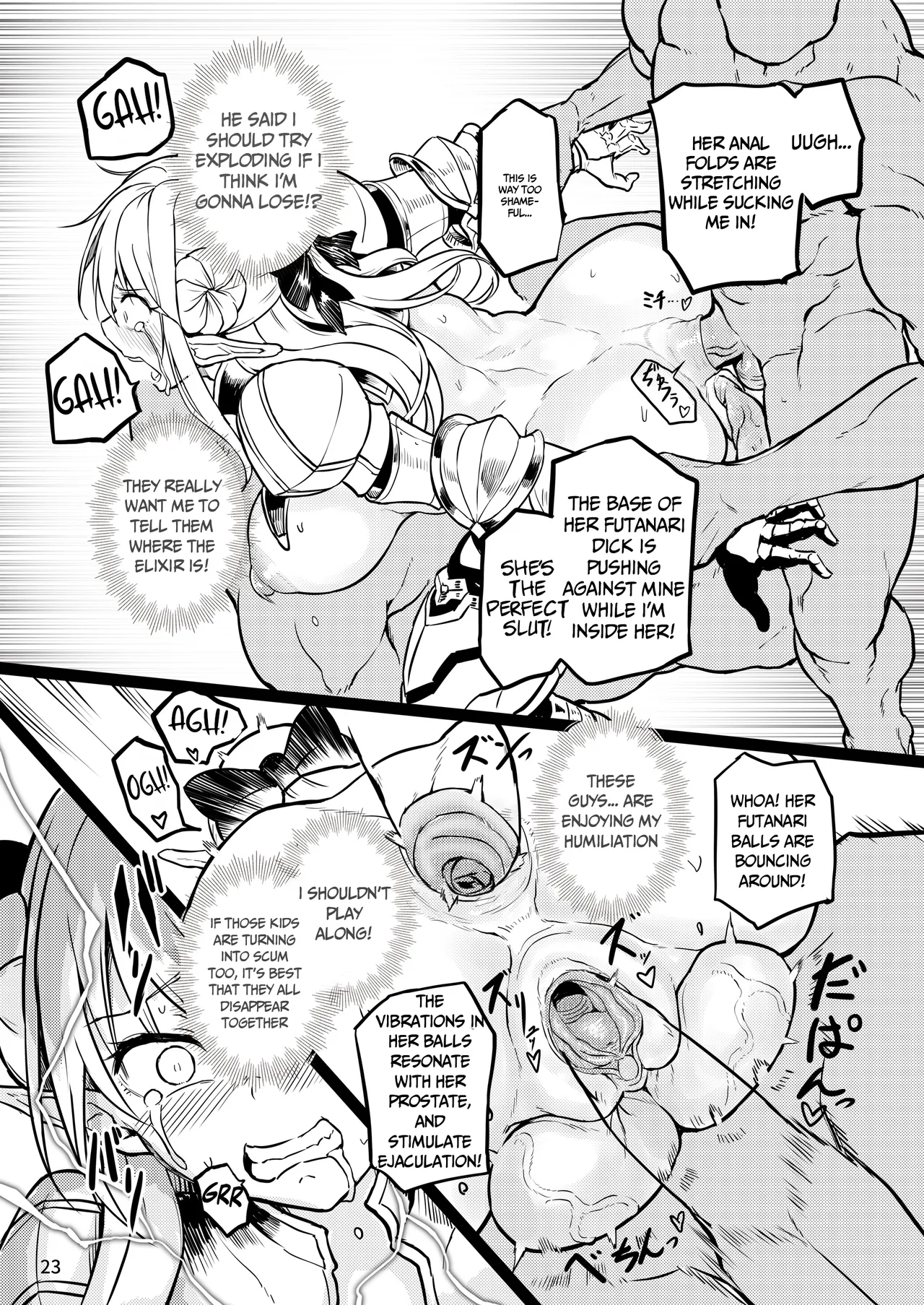 [Efuya (Messy)]Futanari Elf Onna Kishi Verina Ryojoku Sakusei Kangoku[English][SofiaDimple][Digital] Page 23
