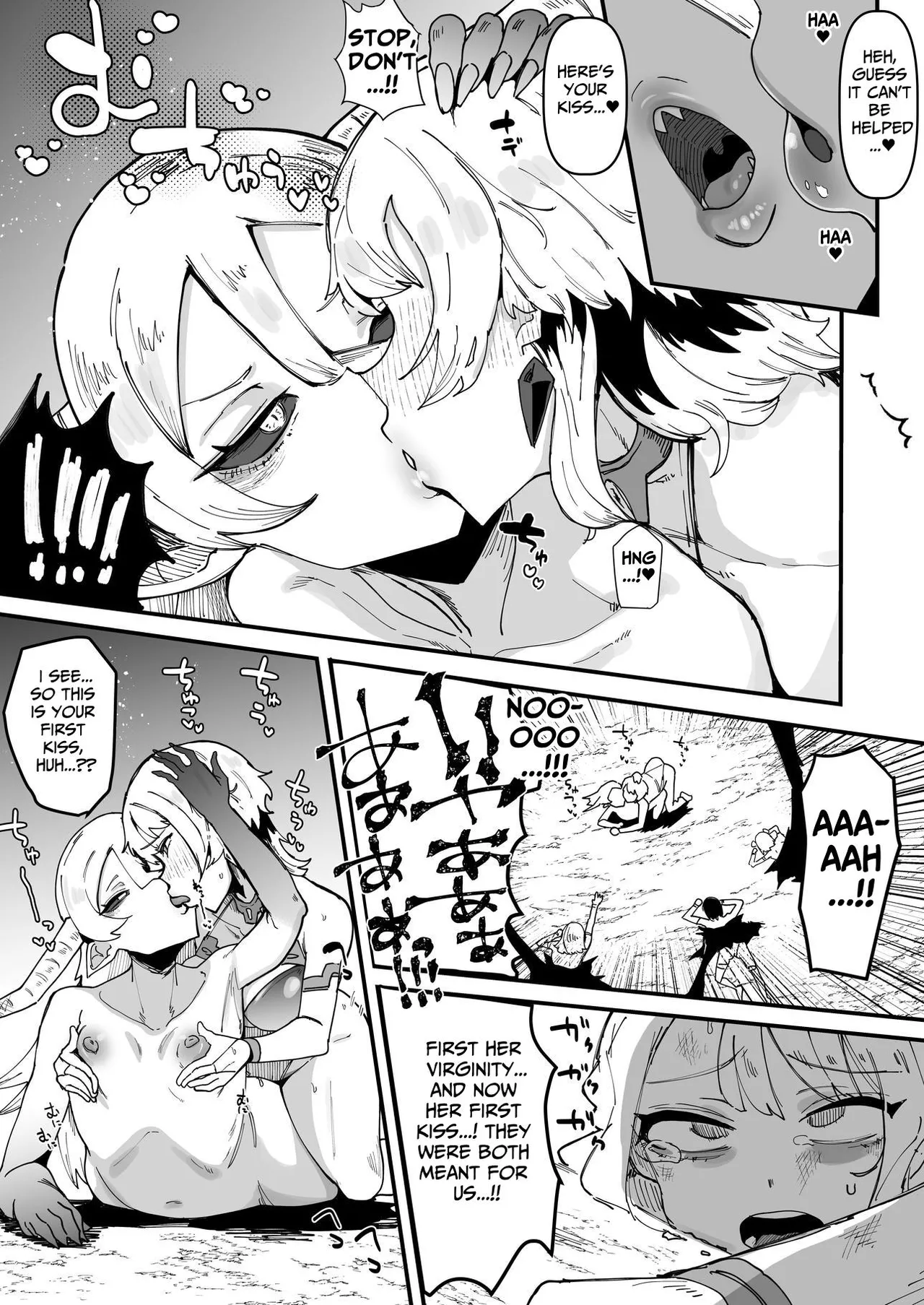 [Tsutsumorien (Tsutsumori)]Futanari Sei Hime Futanari Seieki wa Tokunoo Maryoku Iri～ Teki mo Nakama mo Minna Watakushi no Chinpo o Neratteru～ | The Holy Futanari Princess ~Both Friends And Foes Are After My Mana-Concentrated Futanari Semen~[English] [tsuyoshi] Page 59