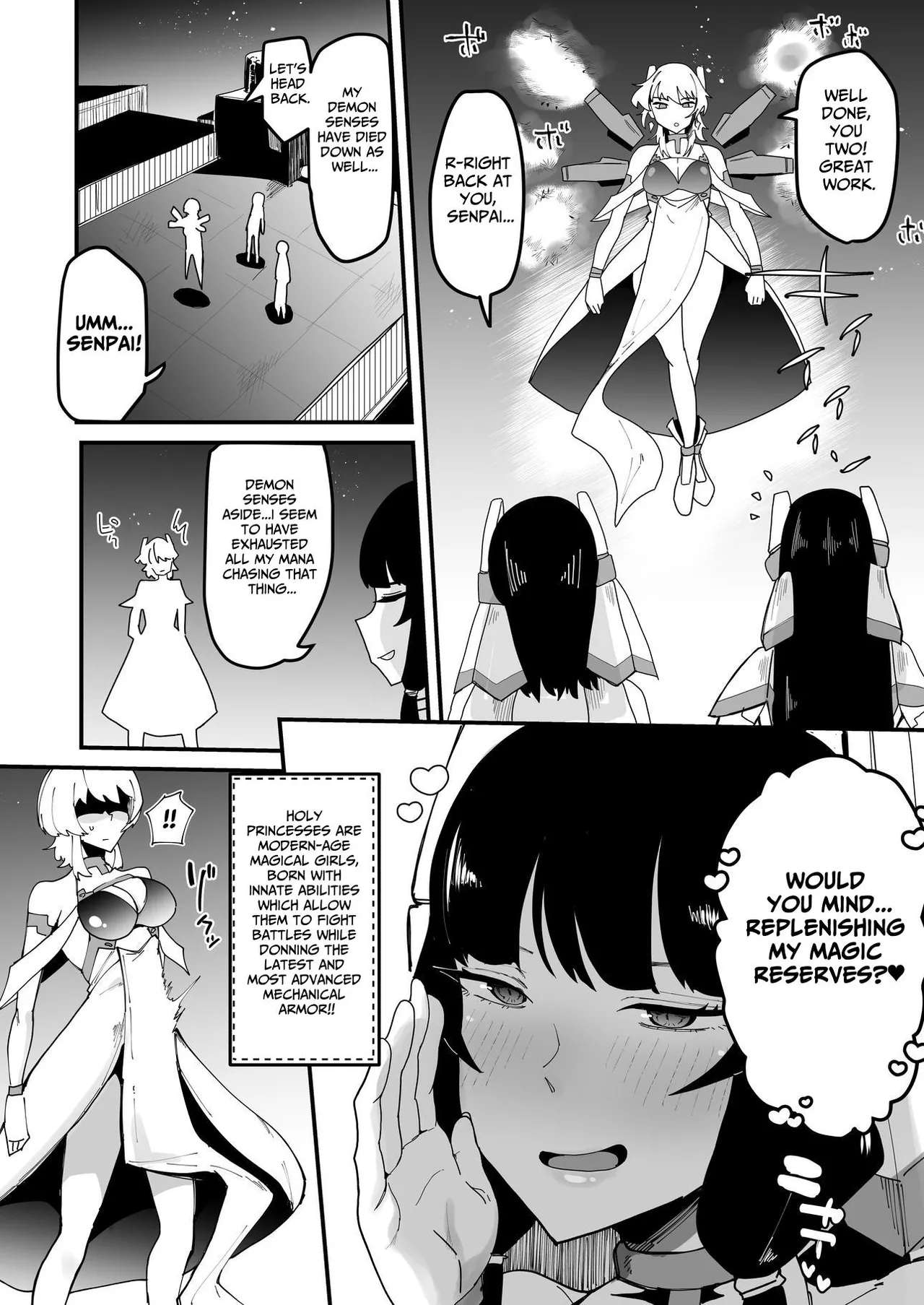 [Tsutsumorien (Tsutsumori)]Futanari Sei Hime Futanari Seieki wa Tokunoo Maryoku Iri～ Teki mo Nakama mo Minna Watakushi no Chinpo o Neratteru～ | The Holy Futanari Princess ~Both Friends And Foes Are After My Mana-Concentrated Futanari Semen~[English] [tsuyoshi] Page 7