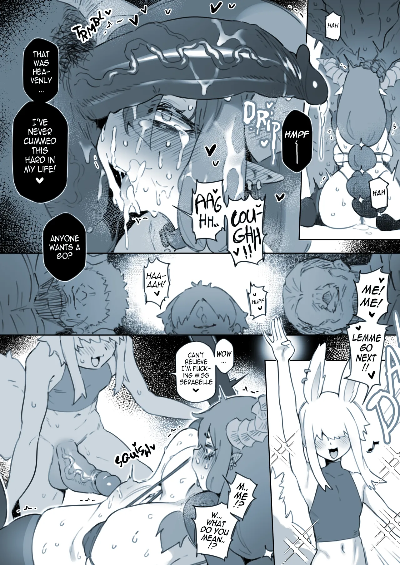 [FUYA]Miss Serabelle is a Miserable Cum Dump R18 Comic[ENGLISH] Page 11