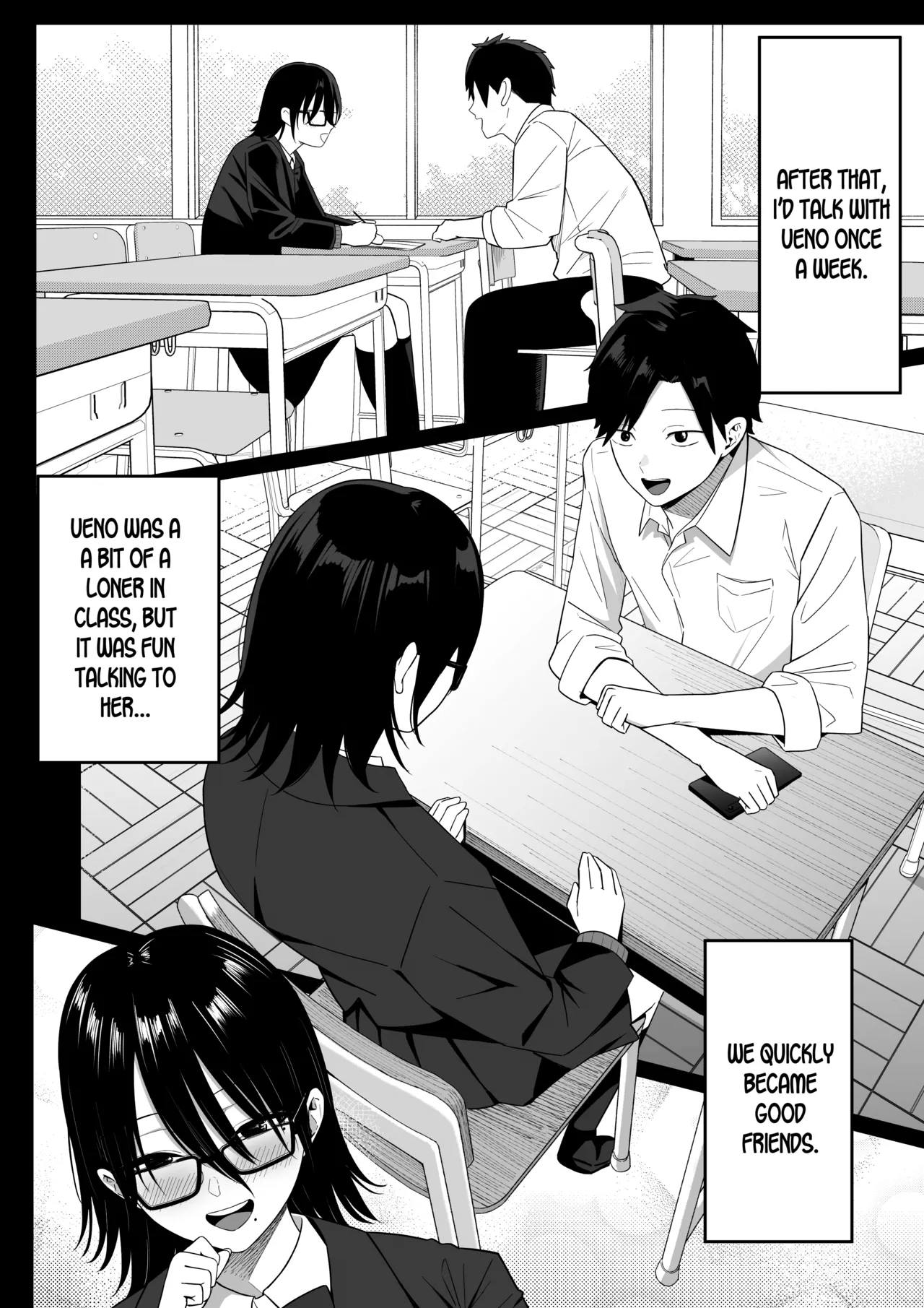 [Shirasudon]Anotoki Futta Moto Inkya no Onna Tomodati ga Ura Aka Haisinsya ni Natteita.[English] [SDTLs] Page 10