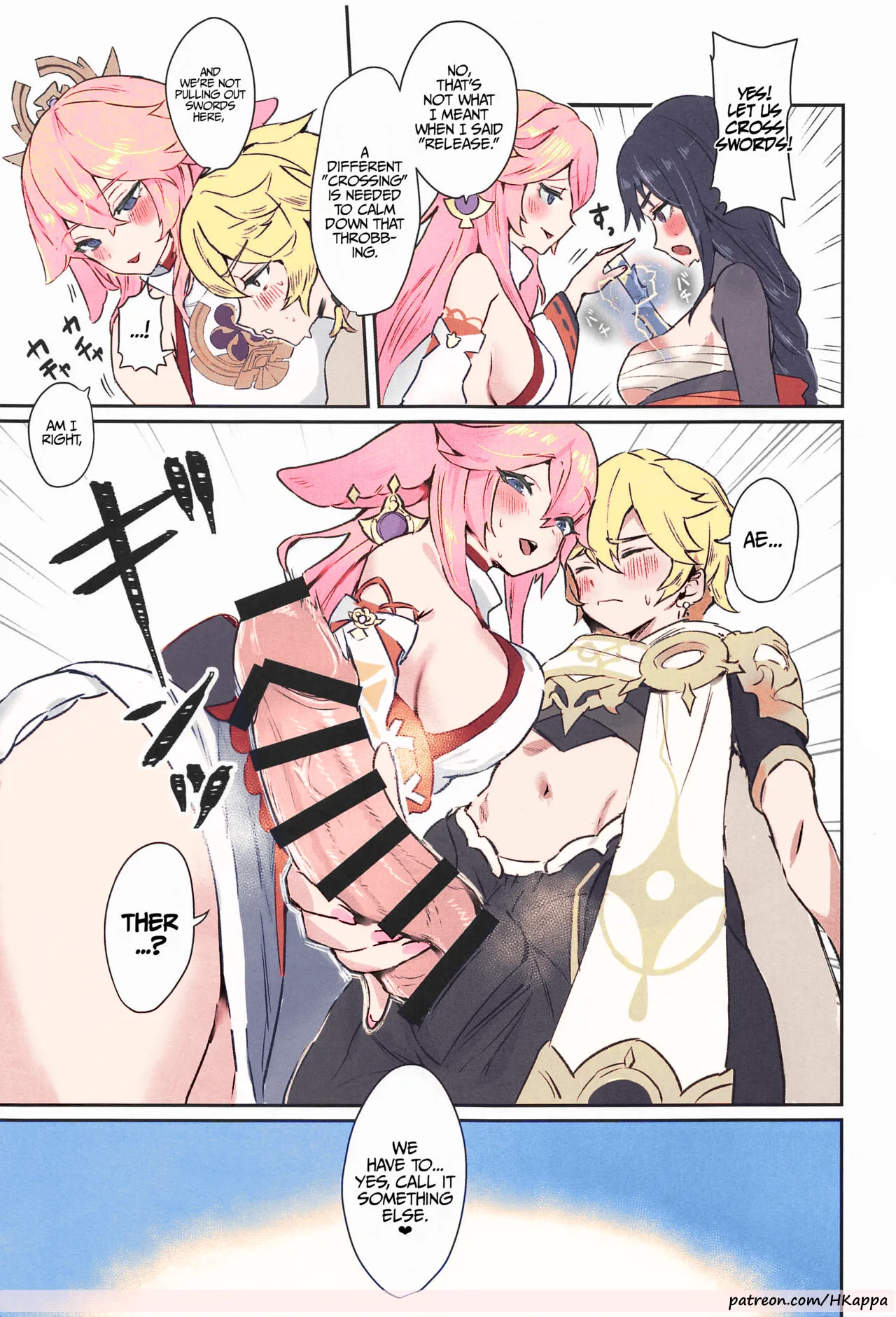 (C102) [GlowMercury (Sukoyakagumi)]Chimyaku Ijou: Seiyoku+100% | Ley Line Disorder: Libido Increased by 100%(Genshin Impact) [English] [LunaticSeibah] [Colorized] Page 4