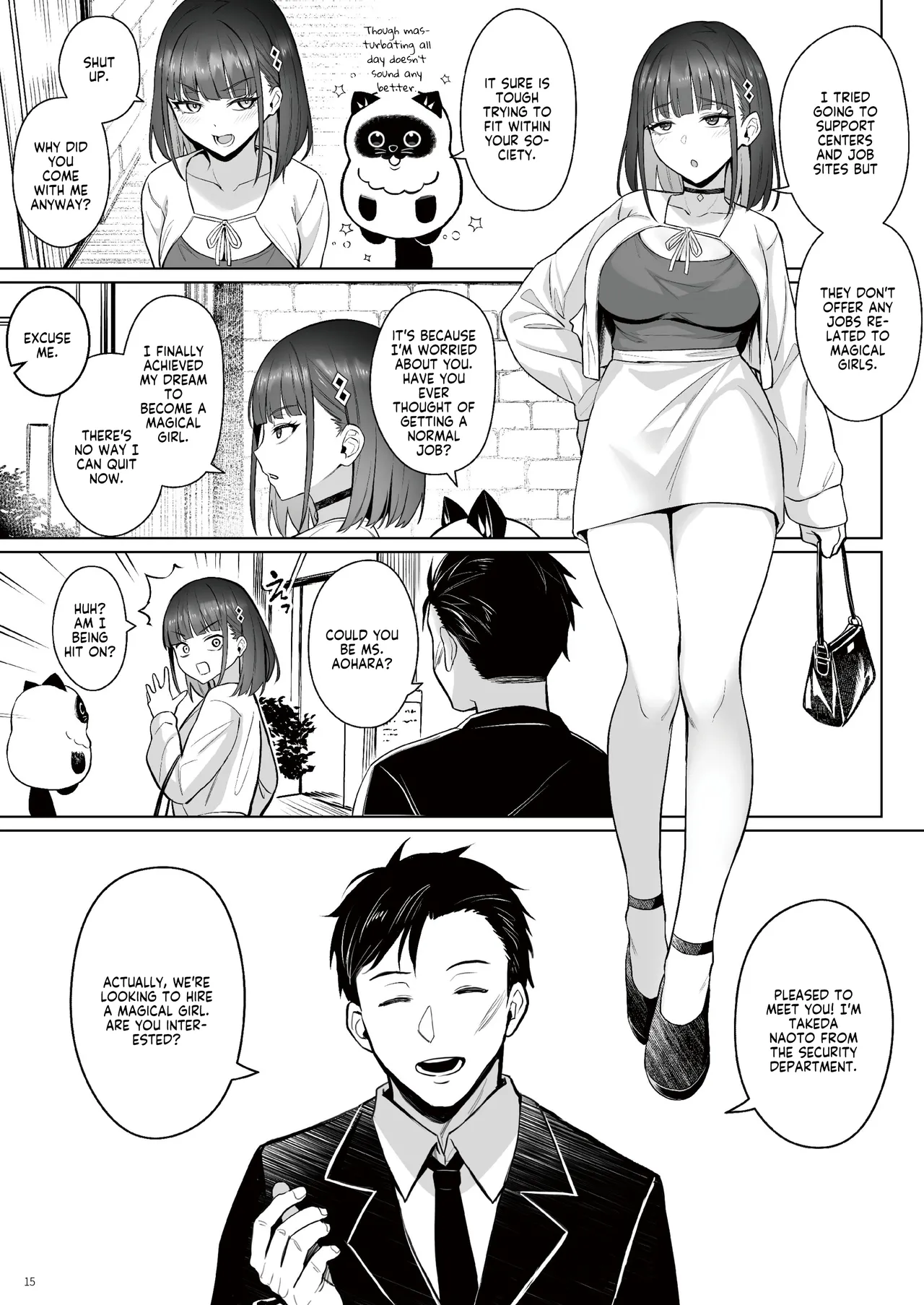 [COMEX (Zhen Lu)]Moto Mahou Shoujo no Shigoto Hanashi Ao Zenjitsutan | Former Magical Girl Blue's Work: The Prequel[English] [flowerswamp] [Digital] Page 14
