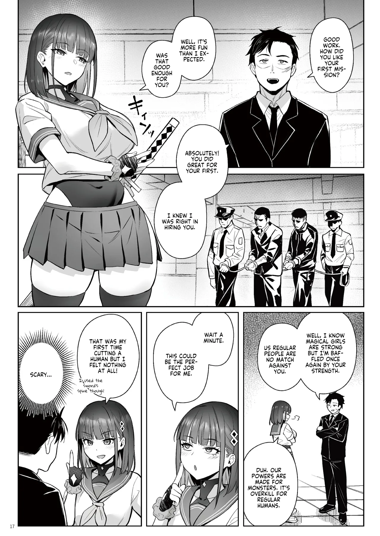 [COMEX (Zhen Lu)]Moto Mahou Shoujo no Shigoto Hanashi Ao Zenjitsutan | Former Magical Girl Blue's Work: The Prequel[English] [flowerswamp] [Digital] Page 16