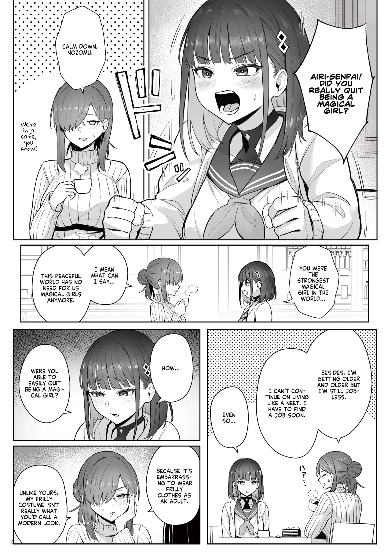 [COMEX (Zhen Lu)]Moto Mahou Shoujo no Shigoto Hanashi Ao Zenjitsutan | Former Magical Girl Blue's Work: The Prequel[English] [flowerswamp] [Digital] Page 5