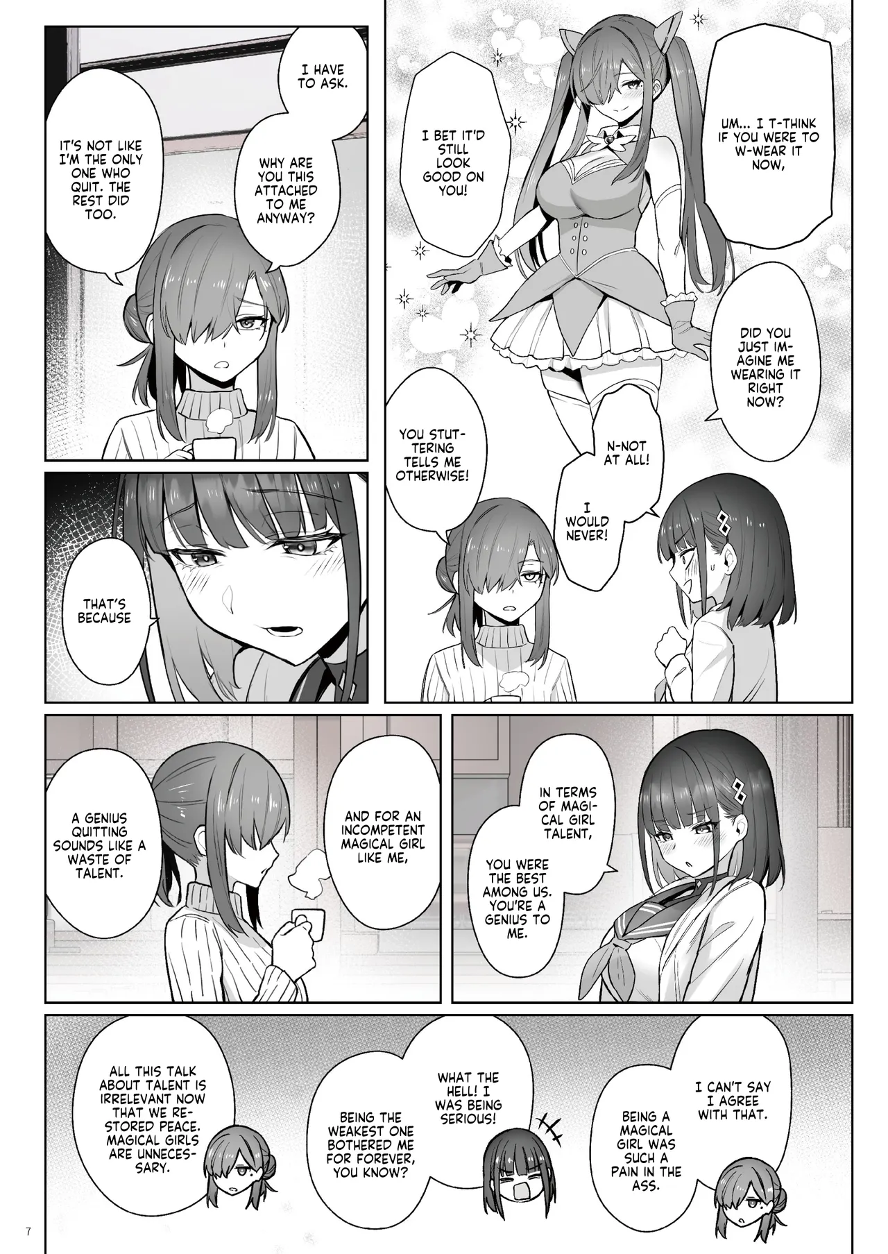 [COMEX (Zhen Lu)]Moto Mahou Shoujo no Shigoto Hanashi Ao Zenjitsutan | Former Magical Girl Blue's Work: The Prequel[English] [flowerswamp] [Digital] Page 6