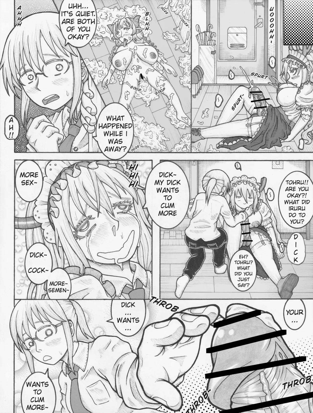 [Tenshi Okihana]Miss Kobayashi's Futanari Dragon Maid(Miss Kobayashi's Dragon Maid) [English] Page 19