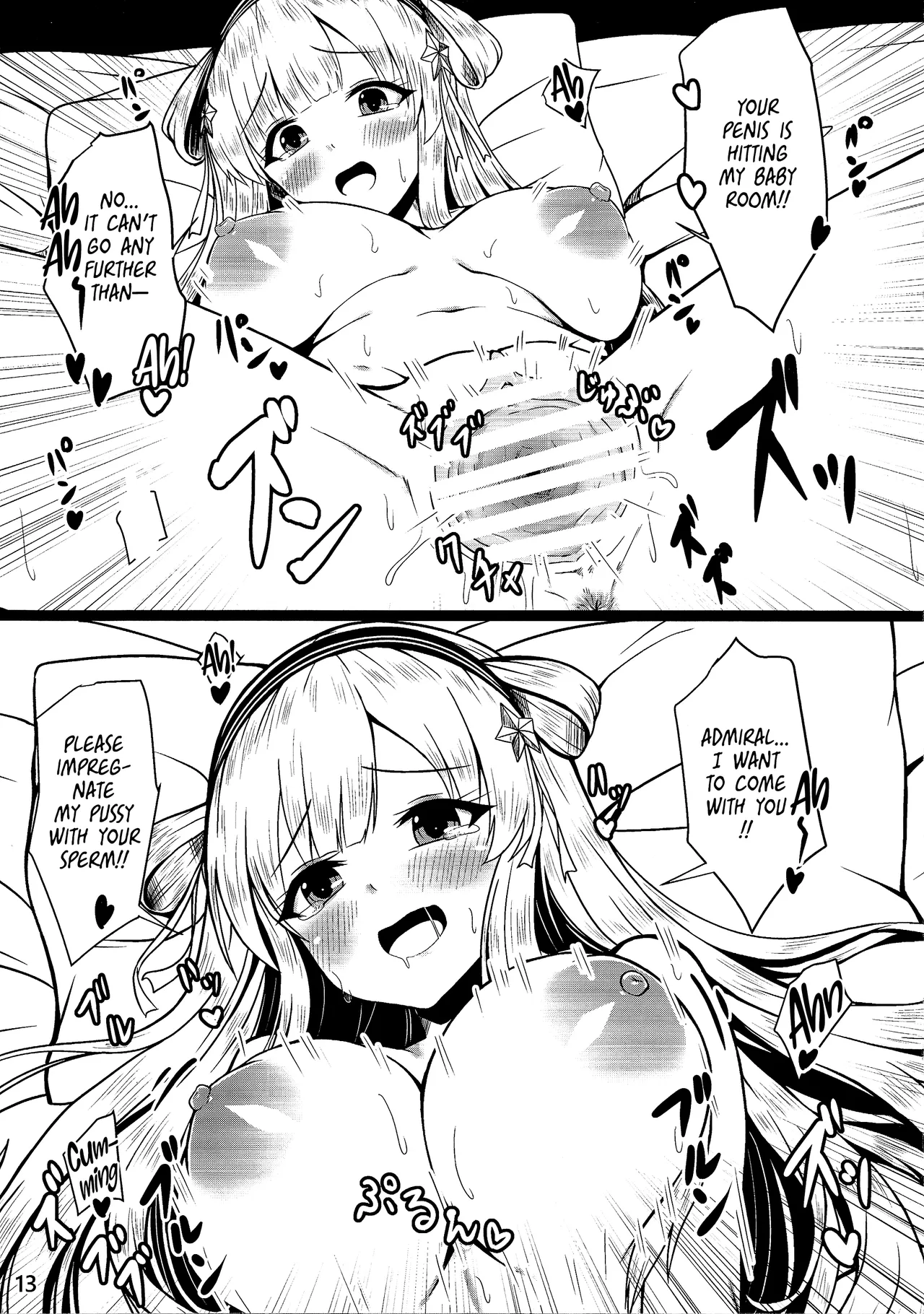 (C105) [KTTAI (Kamiya Tadato)]Fletcher is in heat❤︎(Kantai Collection -KanColle-) [English] [Ne-Kai Agenda] Page 13
