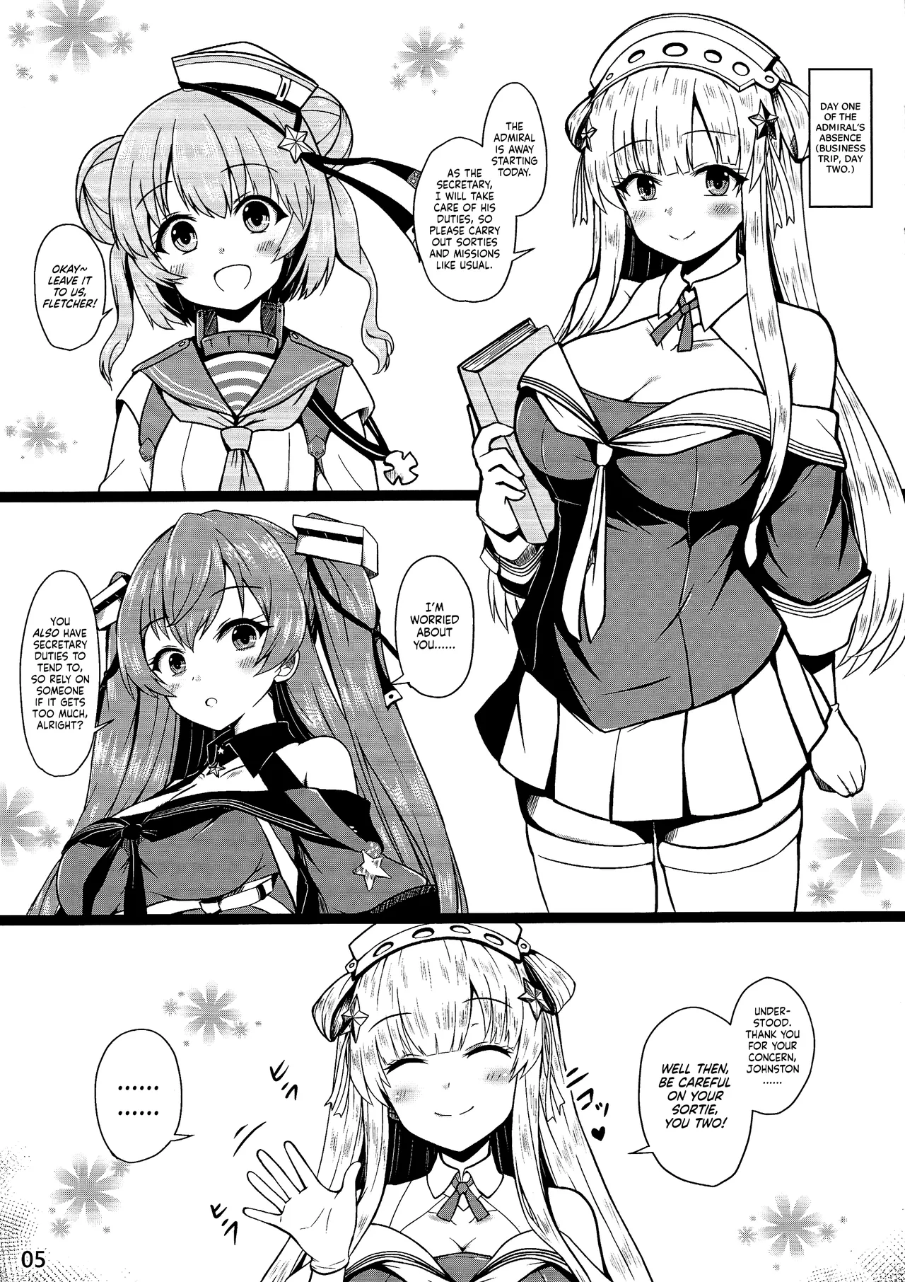 (C105) [KTTAI (Kamiya Tadato)]Fletcher is in heat❤︎(Kantai Collection -KanColle-) [English] [Ne-Kai Agenda] Page 5