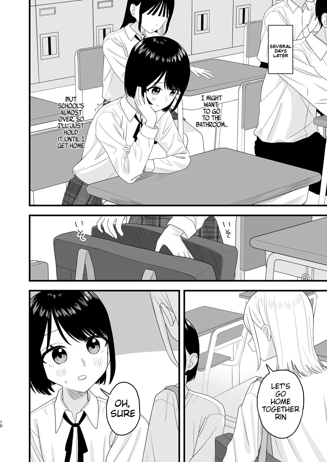 [Pokinikki! (Pokiniki)]Gaman shite Dasu no tte Kimochii!! | Peeing After Holding it in Feels so Good!![English] [Digital] Page 10