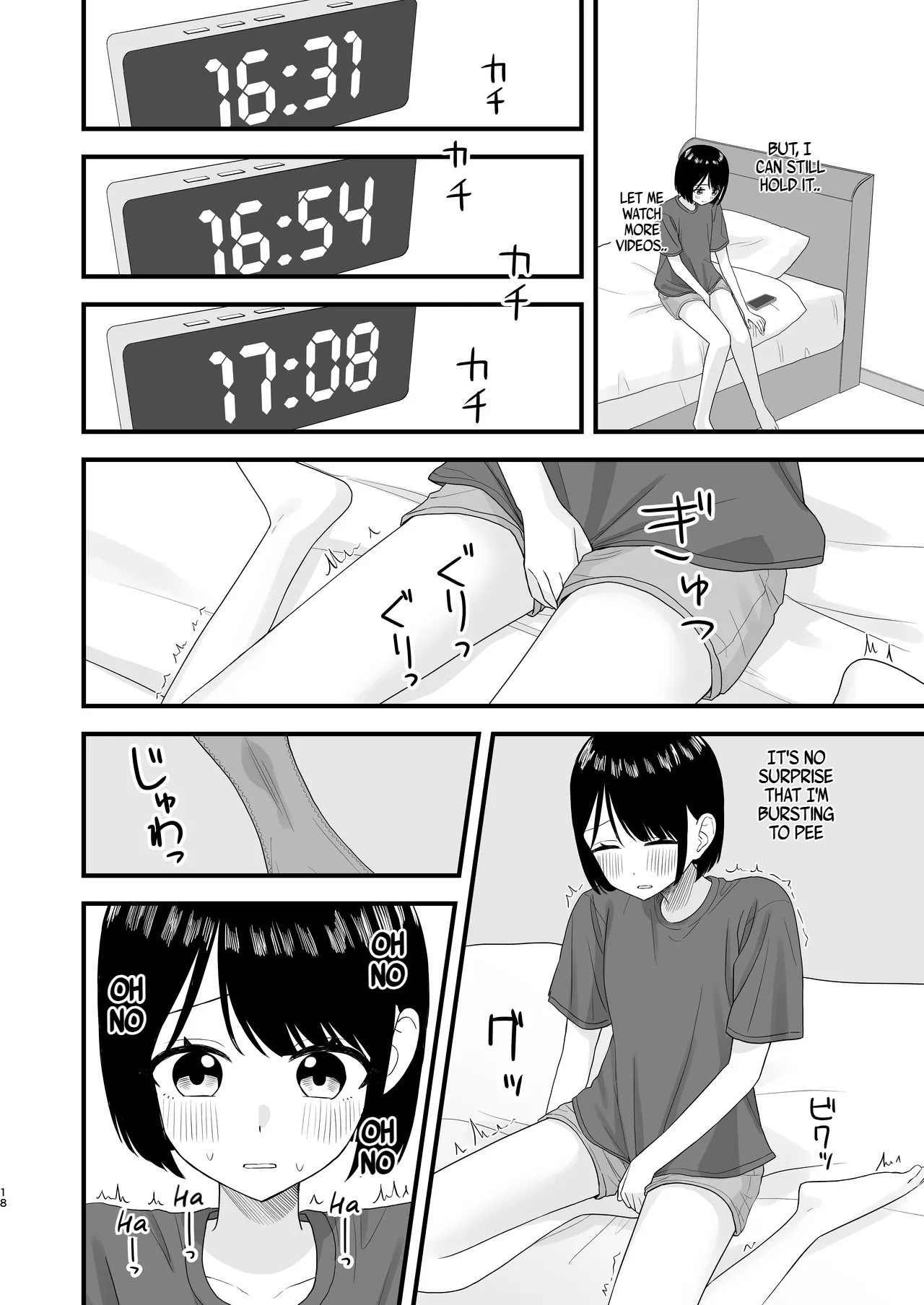 [Pokinikki! (Pokiniki)]Gaman shite Dasu no tte Kimochii!! | Peeing After Holding it in Feels so Good!![English] [Digital] Page 18