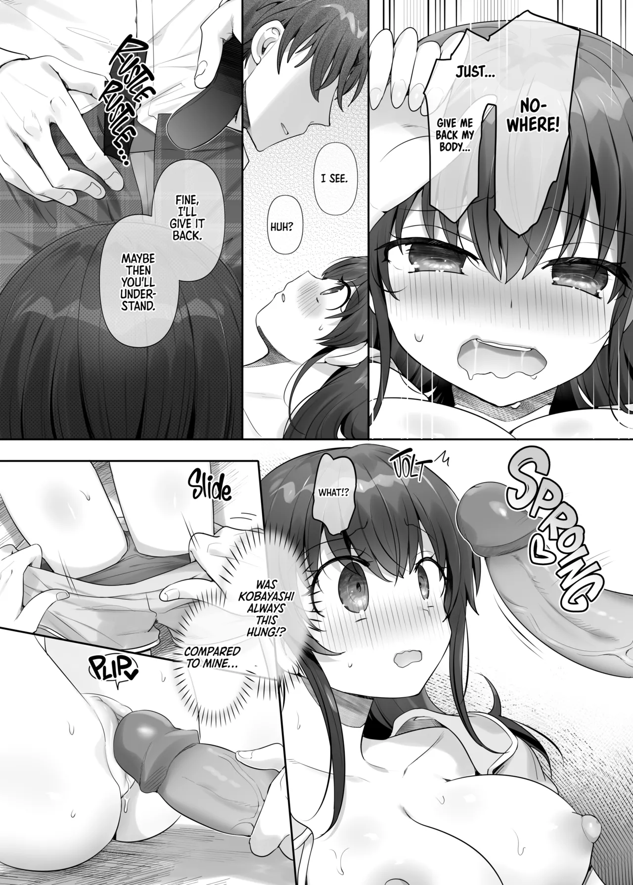 [Amuai Okashi Seisakusho (Hiiragi Popura, Ochita Ato Daisuki Samurai)]Ore wa Aitsu no Imouto Dorei | My Rival Turned Me Into His Genderbent Sex Pet[English] {2d-market.com} [Decensored] [Digital] Page 14