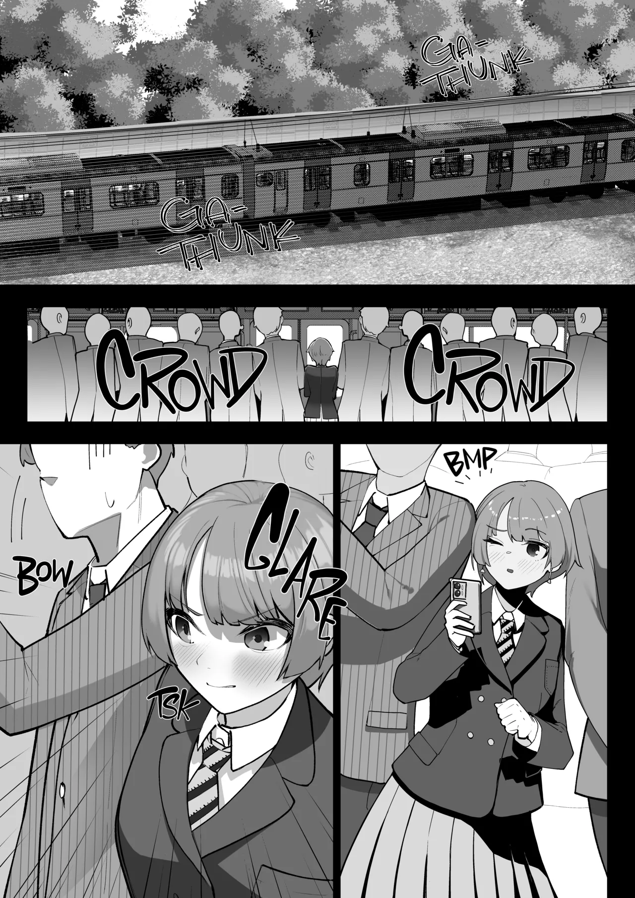 [Shuuchi no Jijitsu (Takamura)]Manin Densha | Full Train[English] [Fap It Scans] [Decensored] Page 3