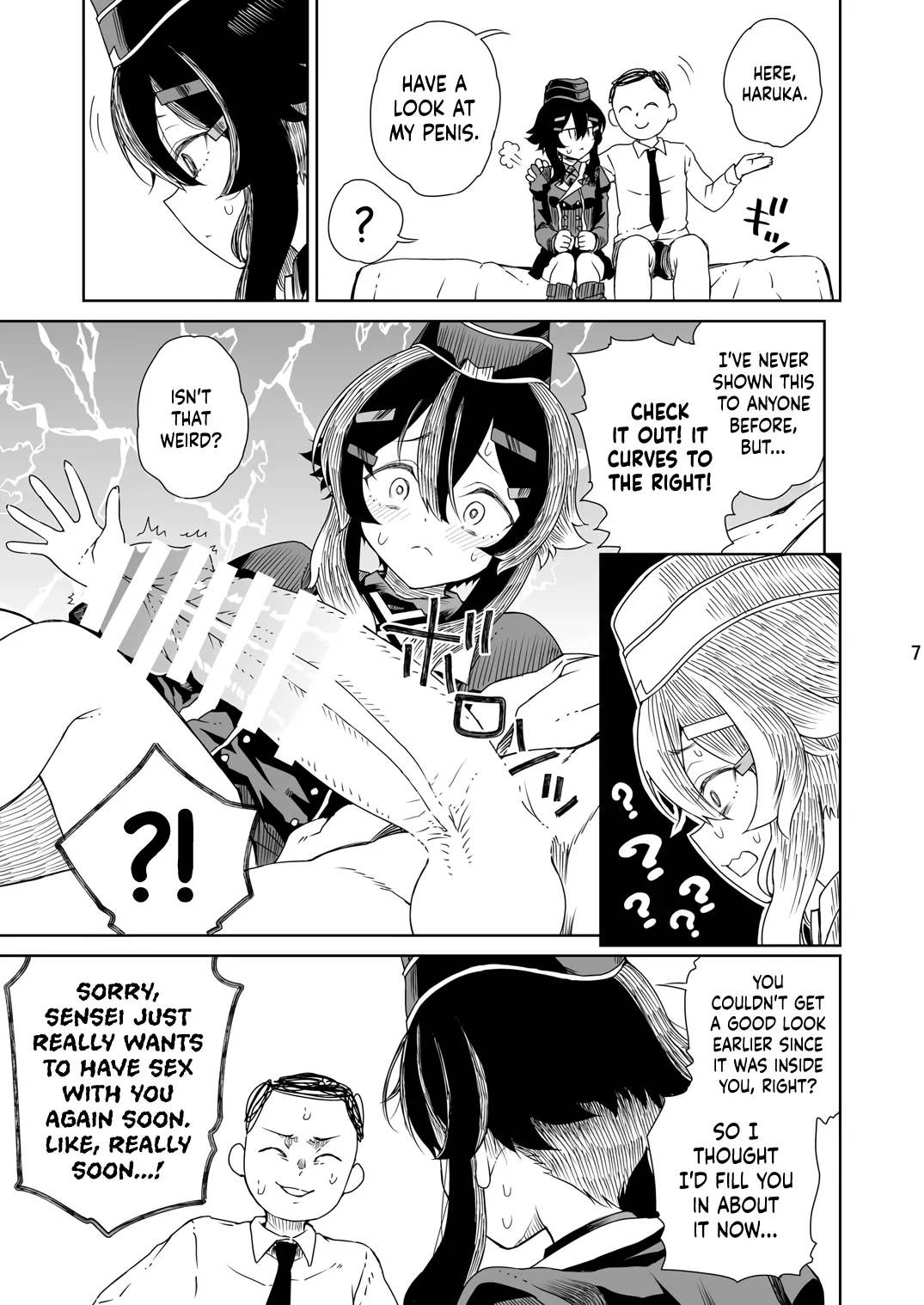 [Vagina Dentata (Hirota Masatane)]Sensei ni Goaisatsu o | Giving My Regards to Sensei(Blue Archive) [English] [Cuddlebuns] [Digital] Page 10