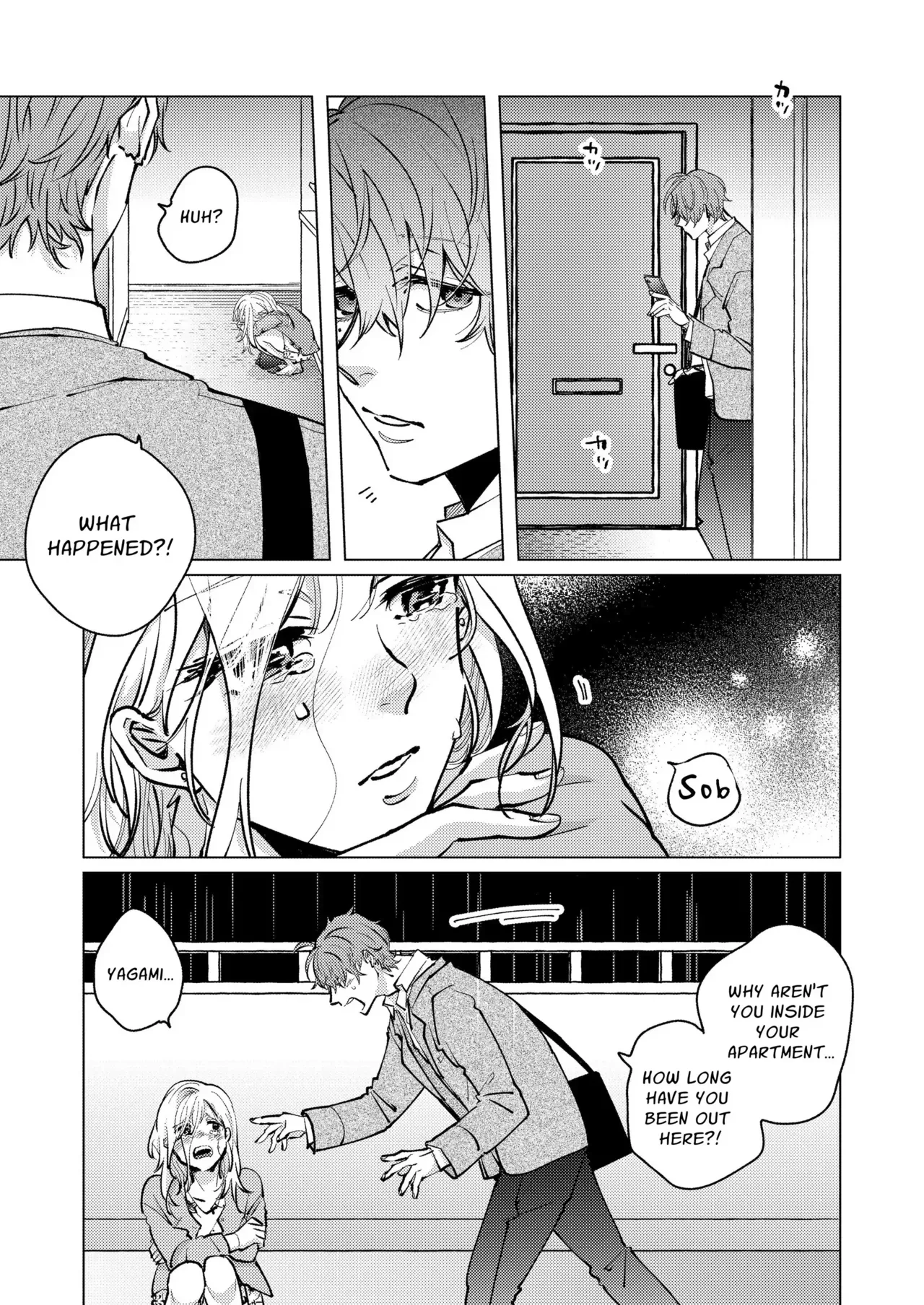 [Chupa (Hisamatsue Eito)]Otonari no Ai ga Omo Sugi Yagami-san wa Kankin Seikatsu de Haramasetai | Locked Up and Knocked Up by My Obsessive Neighbor Yagami[English] [Sakura Riot] Page 14