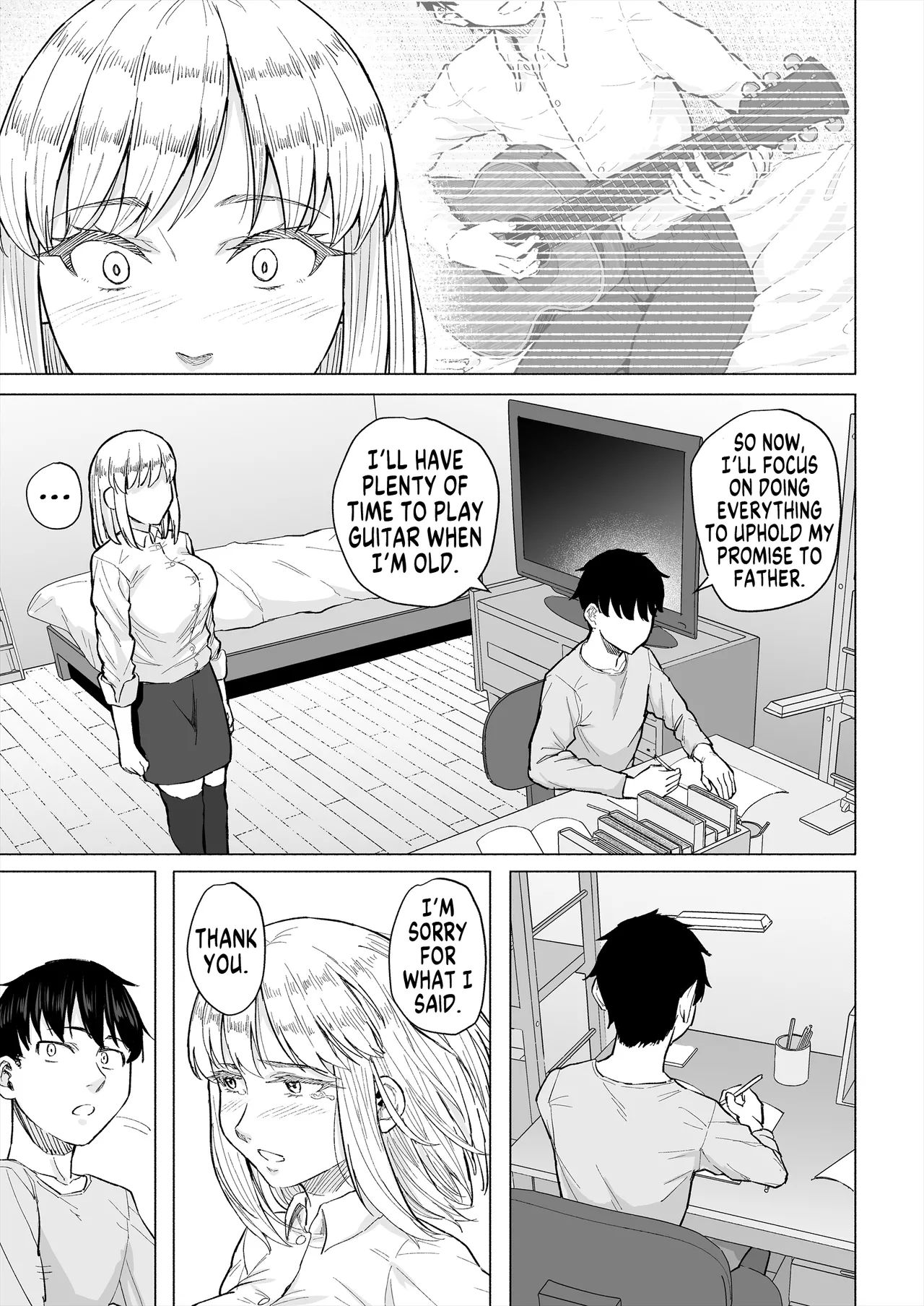 [Chonmage Teikoku (Magekichi)]Osananajimi wa Shakkin no Kata toshite Oyaji ni Dakareru | My Childhood Friend is a Collateral Who Has to Sleep With My Father[English] [MegaFagget] Page 20