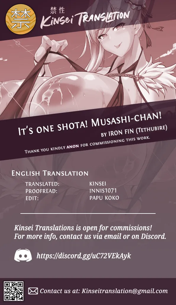 [IRON FIN (Tethubire)]One Shota da yo! Musashi-chan! | It's One Shota! Musashi-Chan!(Fate/Grand Order) [English] [Kinsei Translations] [Digital] Page 73