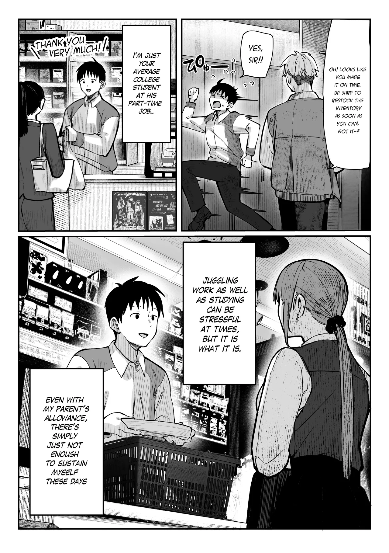 [Pirates Cat]Oshiete Ageru ~Kyonyuu Bijin Onee-san to Rouninsei no Boku no OO na Ohanashi Zenpen~[English] [Digital] Page 4