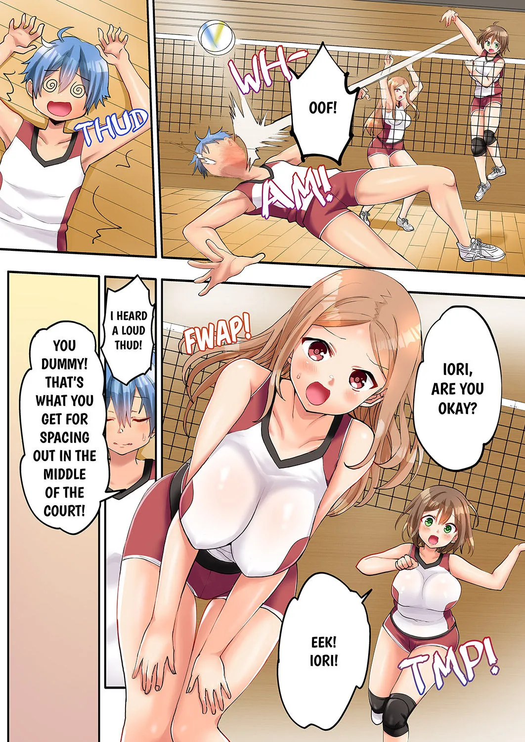 [Kazutaro]Hitozuma Volley-bu no Asedaku SEX ~Shower Abinagara Mitchaku Shichau? 5-6 | Married Women's Volleyball Club Sweaty Sex - We're Being Glued Together While Taking A Shower? 5-6[English] Page 8