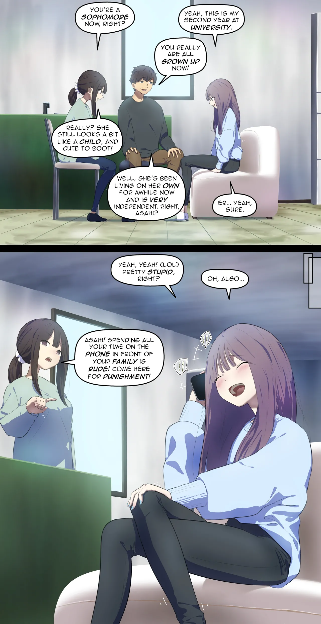 My father remarried, so I went to say hello… 【Translated by kochakaden】 Page 2